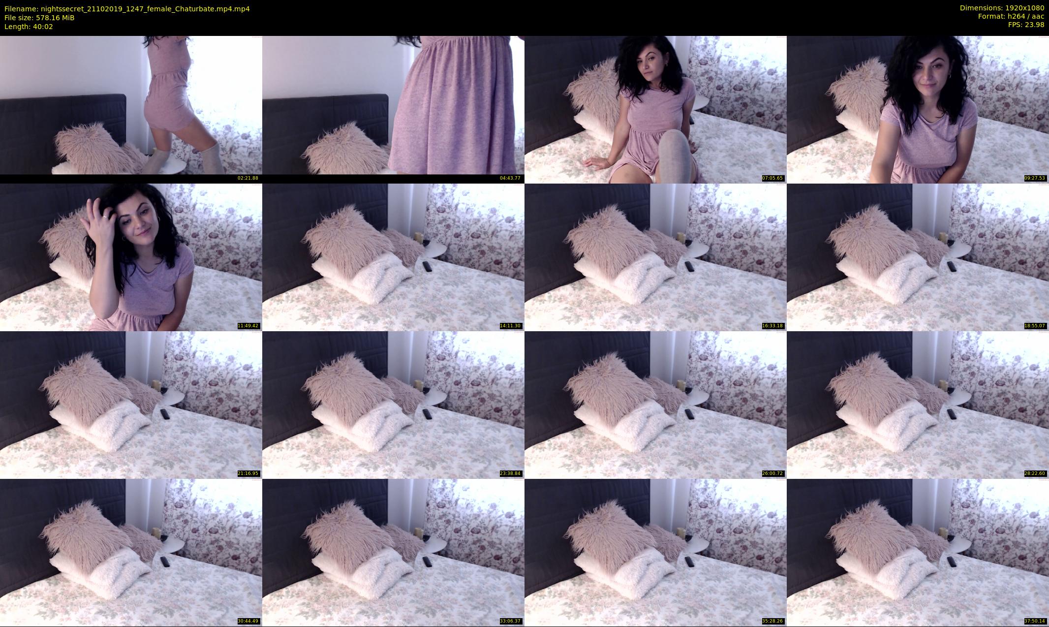 nightssecret — 41 minute Chaturbate female cam show recording, 1080p, Oct 21, 2019