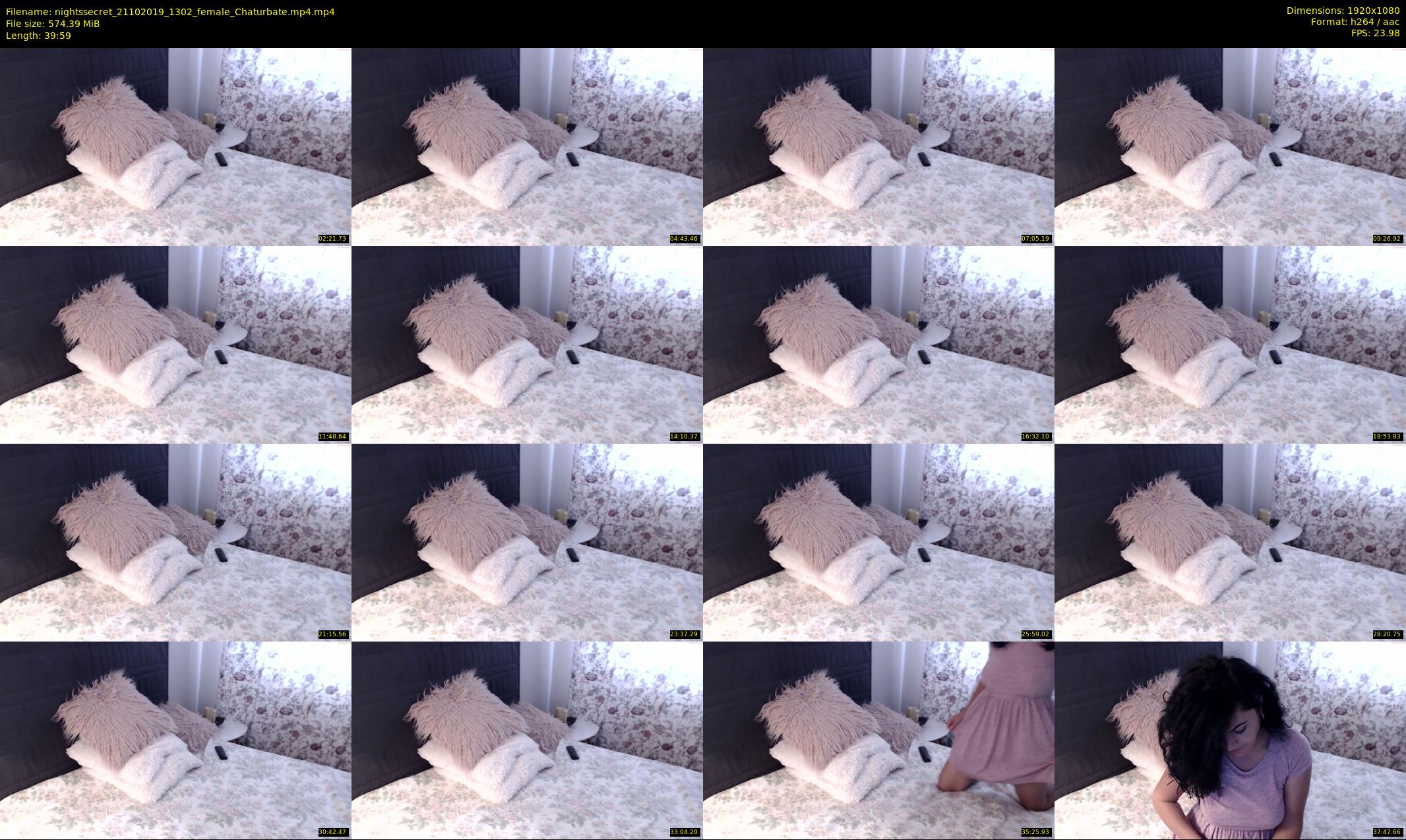 nightssecret — 40 minute Chaturbate female cam show recording, 1080p, Oct 21, 2019