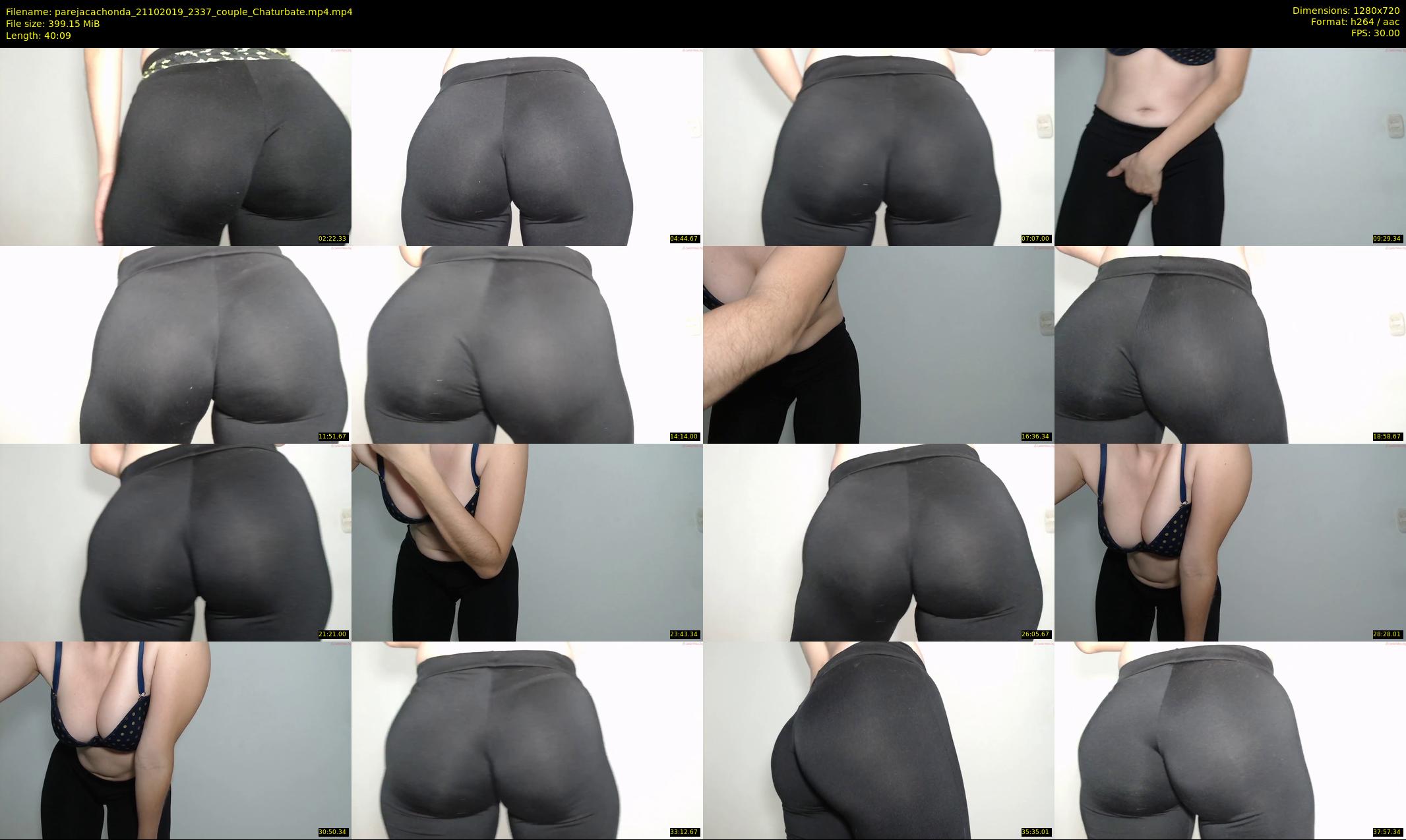 parejacachonda — 41 minute Chaturbate couple cam show recording, 720p, Oct 21, 2019
