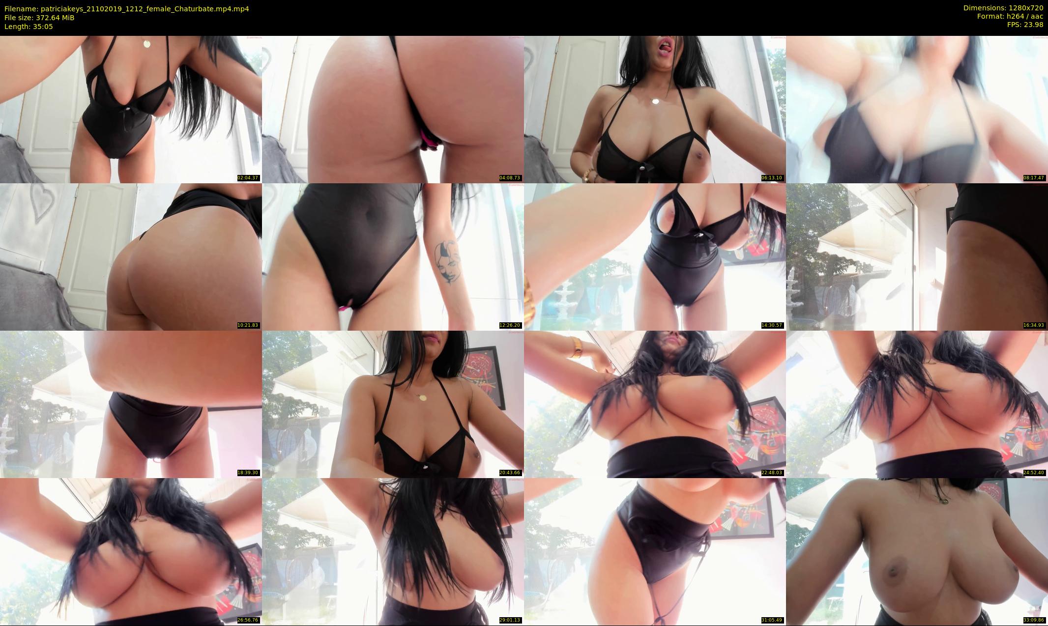 patriciakeys — 36 minute Chaturbate female cam show recording, 720p, Oct 21, 2019