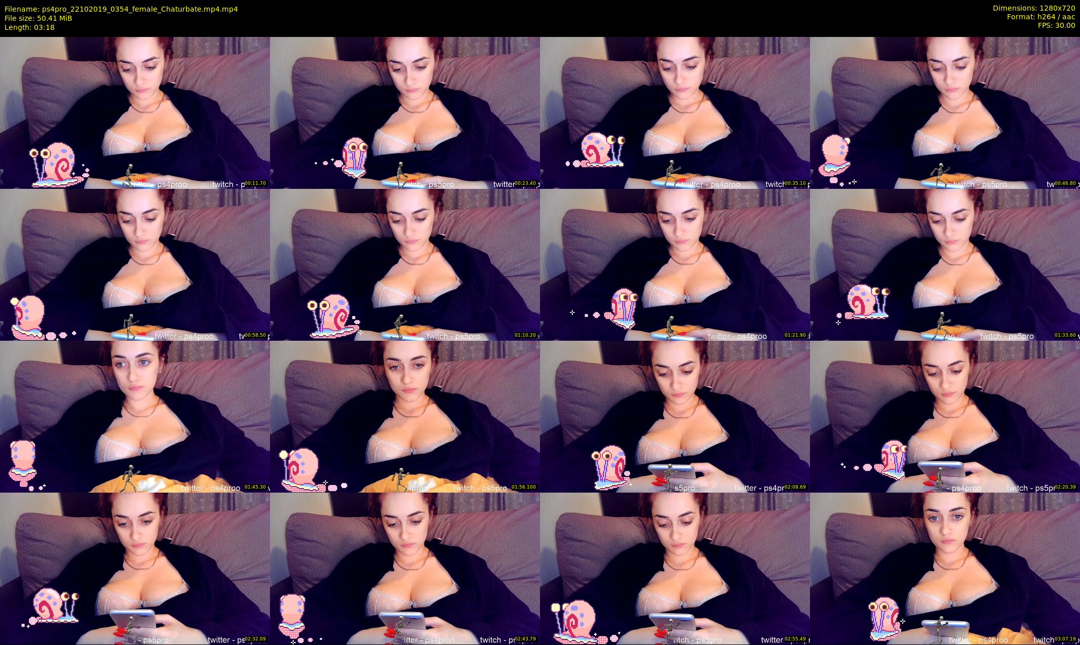 ps4pro — 4 minute Chaturbate female cam show recording, 720p, Oct 22, 2019