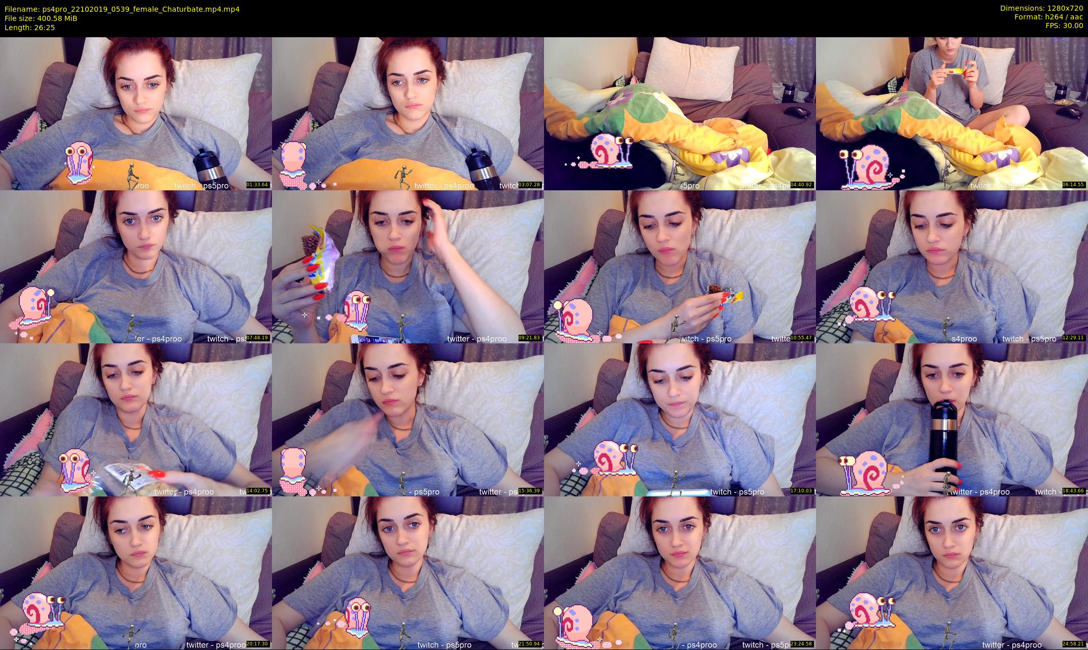 ps4pro — 27 minute Chaturbate female cam show recording, 720p, Oct 22, 2019