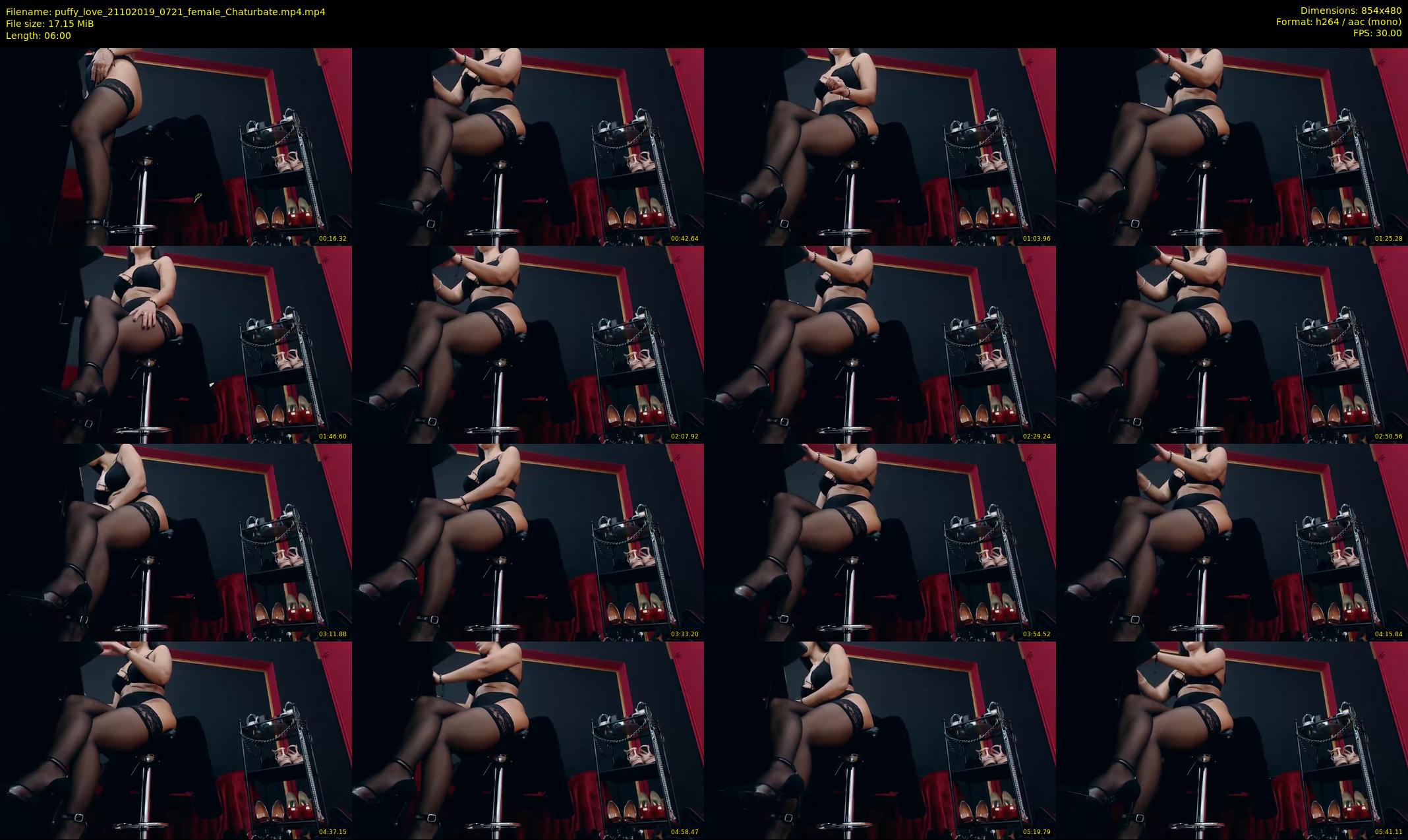 puffy_love — 6 minute Chaturbate female cam show recording, 480p, Oct 21, 2019