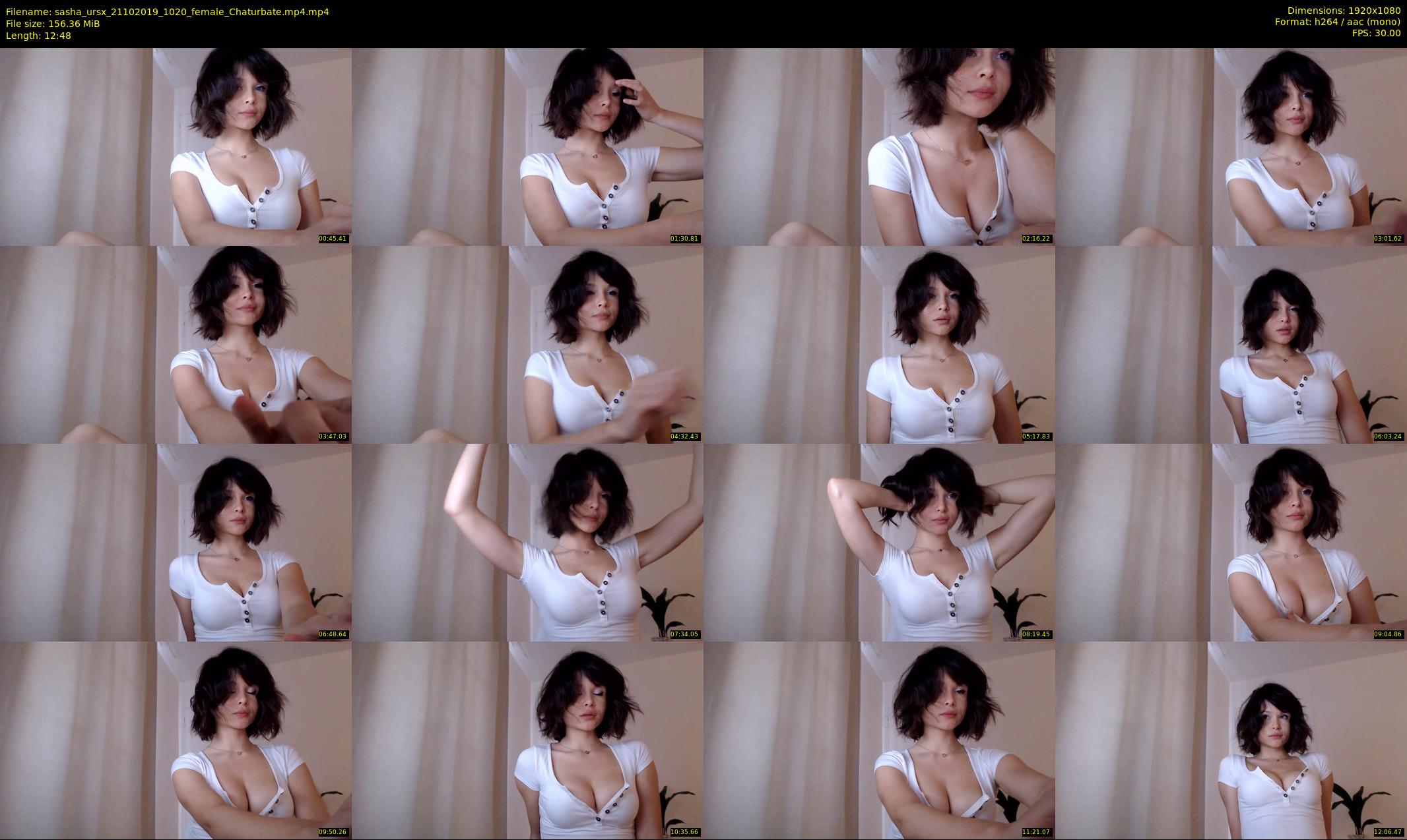 sasha_ursx — 13 minute Chaturbate female cam show recording, 1080p, Oct 21, 2019