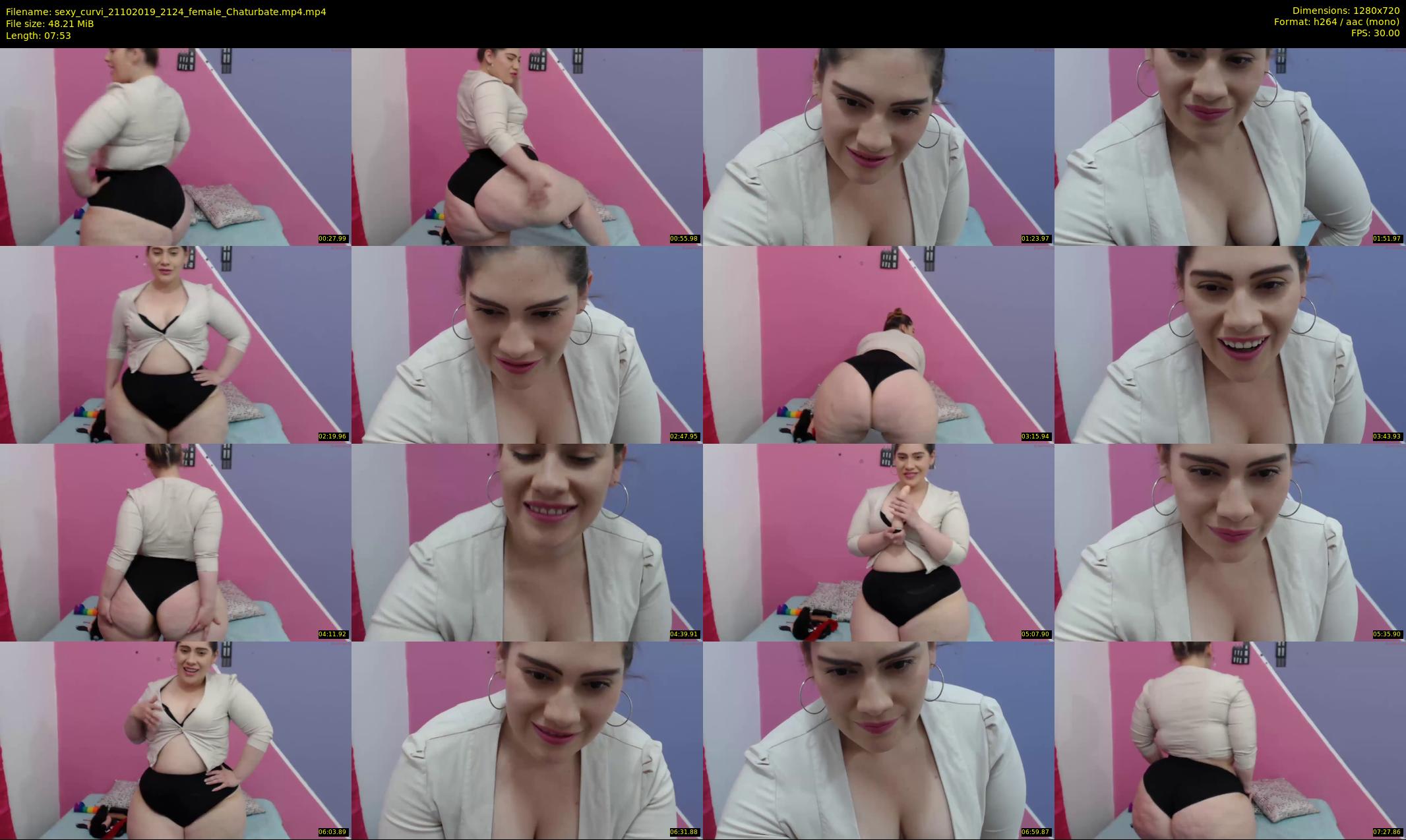 sexy_curvi — 8 minute Chaturbate female cam show recording, 720p, Oct 21, 2019