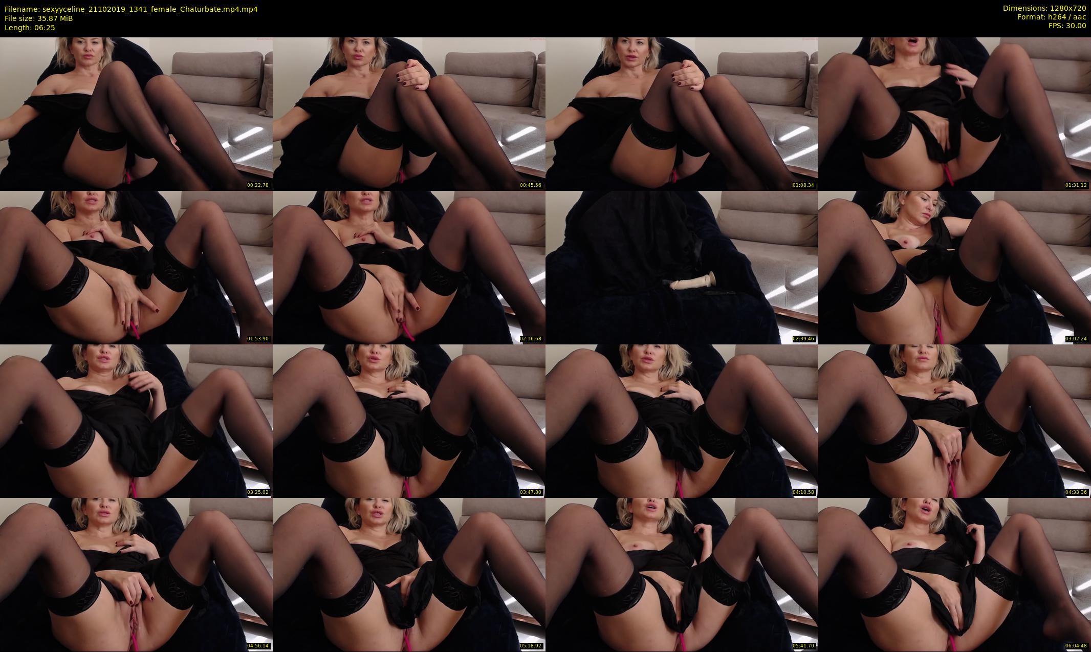 sexyyceline — 7 minute Chaturbate female cam show recording, 720p, Oct 21, 2019