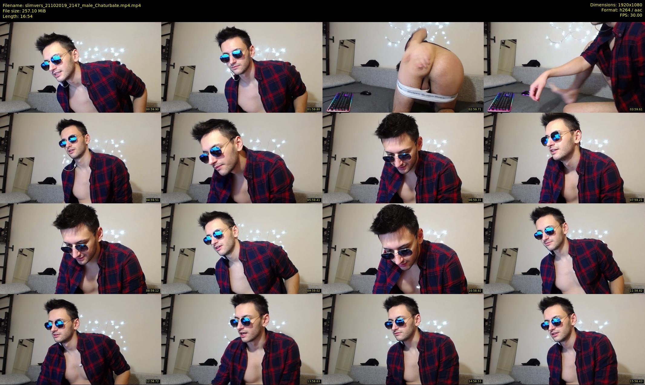 slimvers — 17 minute Chaturbate male cam show recording, 1080p, Oct 21, 2019