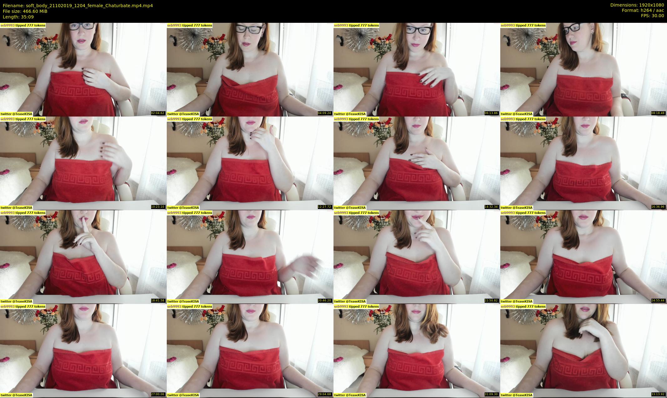 soft_body — 36 minute Chaturbate female cam show recording, 1080p, Oct 21, 2019