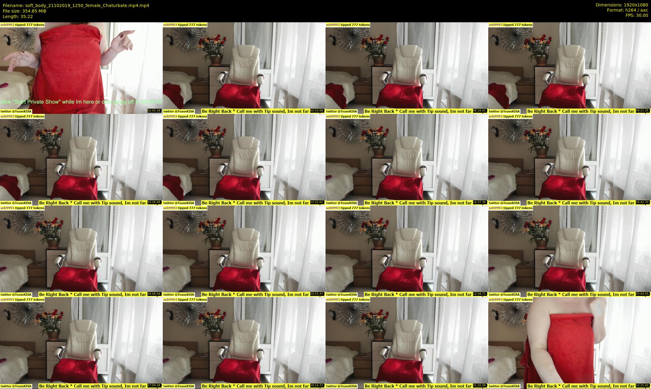 soft_body — 36 minute Chaturbate female cam show recording, 1080p, Oct 21, 2019