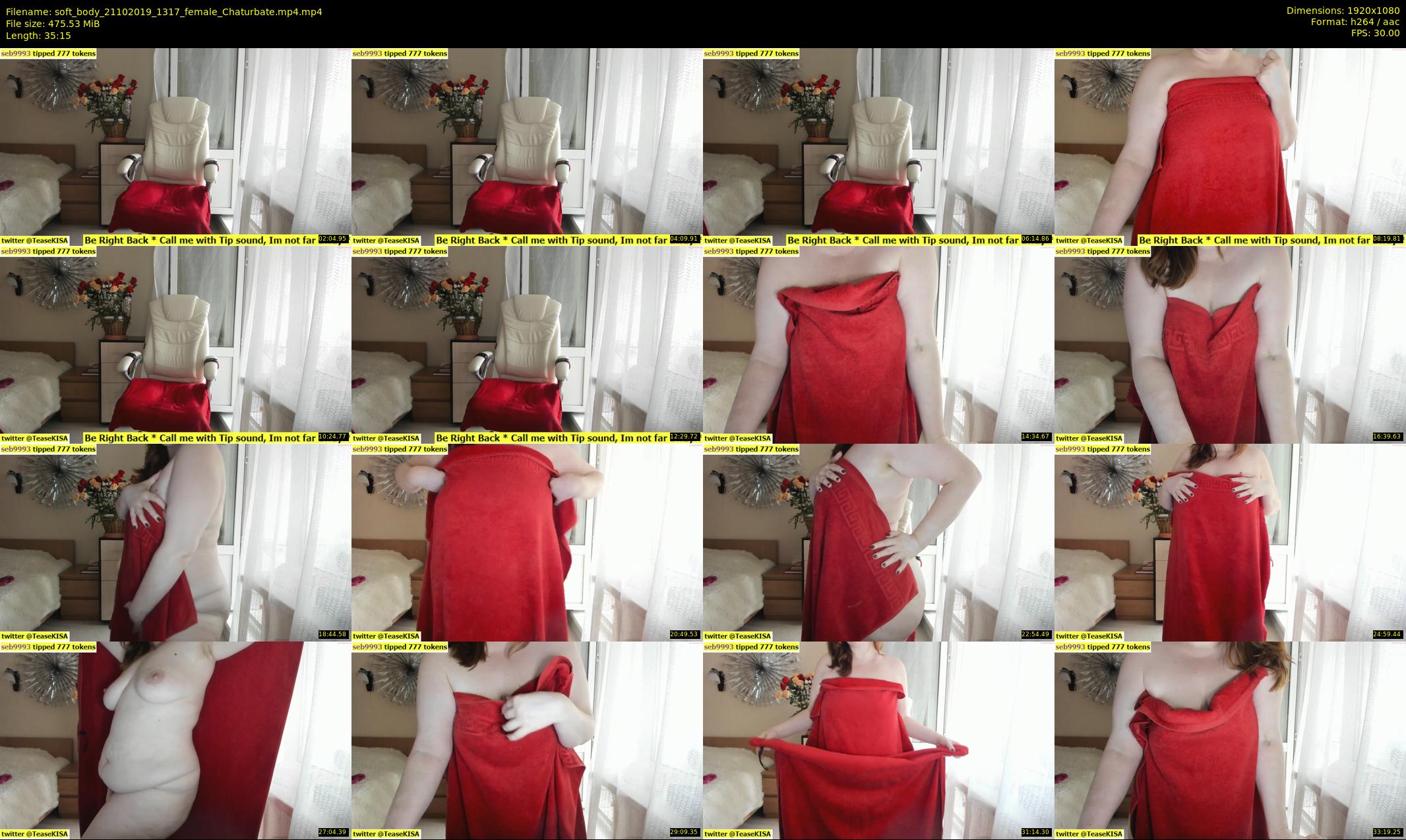 soft_body — 36 minute Chaturbate female cam show recording, 1080p, Oct 21, 2019