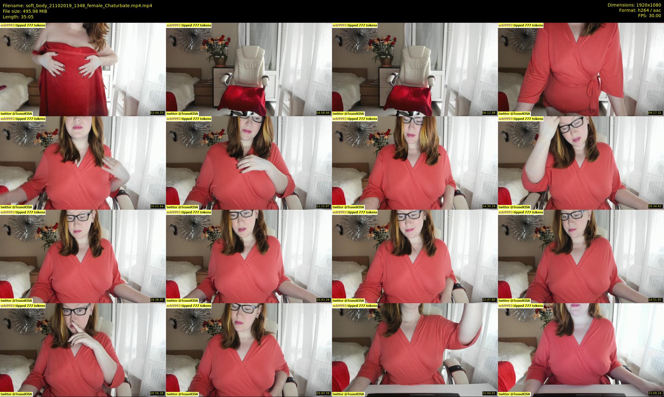 soft_body — 36 minute Chaturbate female cam show recording, 1080p, Oct 21, 2019