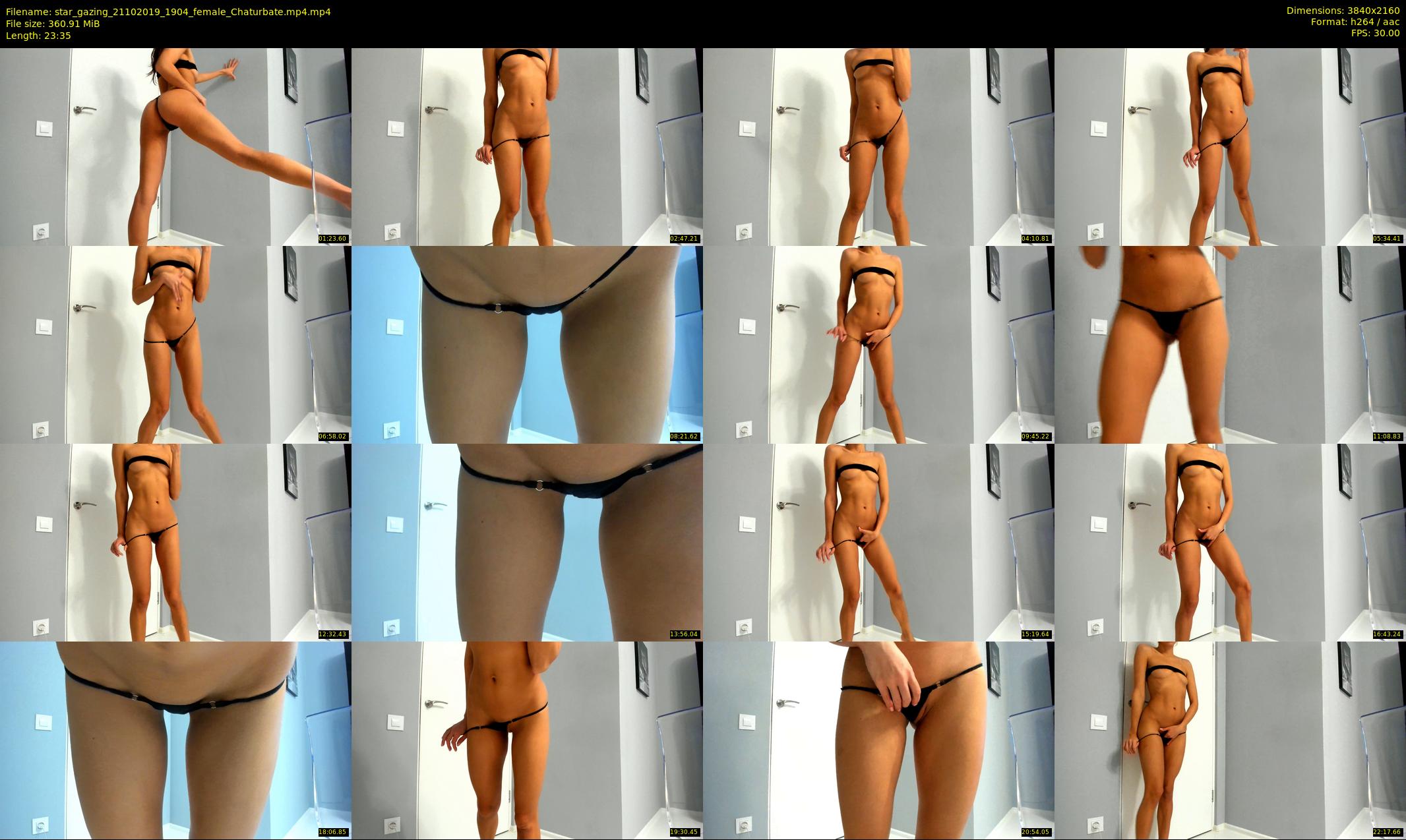 star_gazing — 24 minute Chaturbate female cam show recording, 4K, Oct 21, 2019