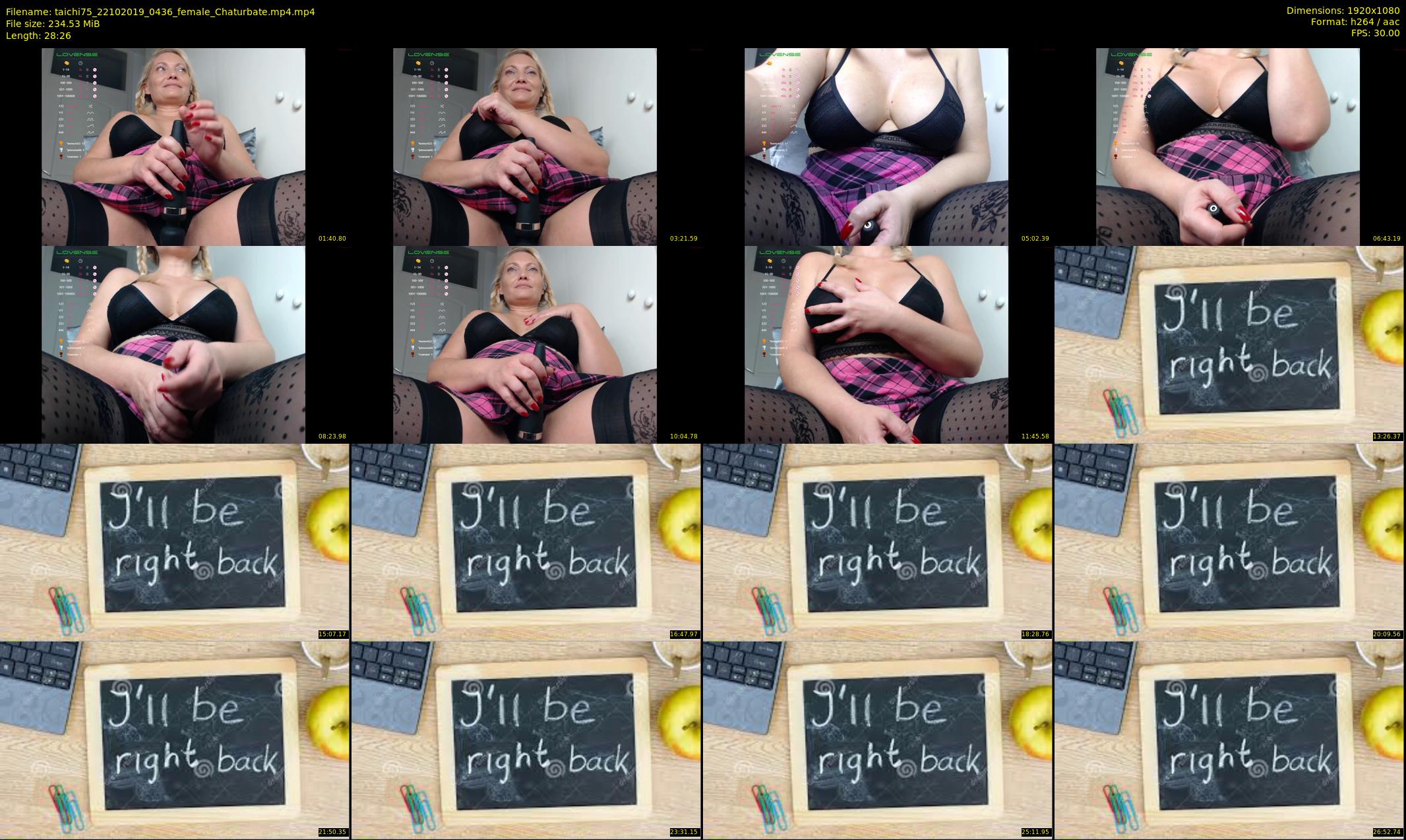 taichi75 — 29 minute Chaturbate female cam show recording, 1080p, Oct 22, 2019