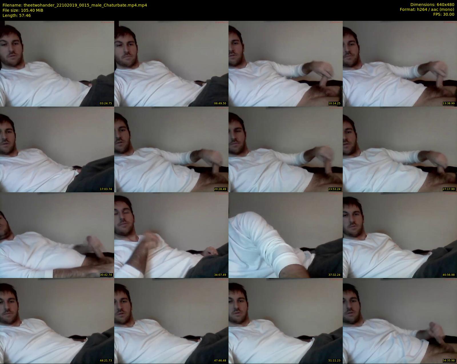 theetwohander — 58 minute Chaturbate male cam show recording, 480p, Oct 22, 2019
