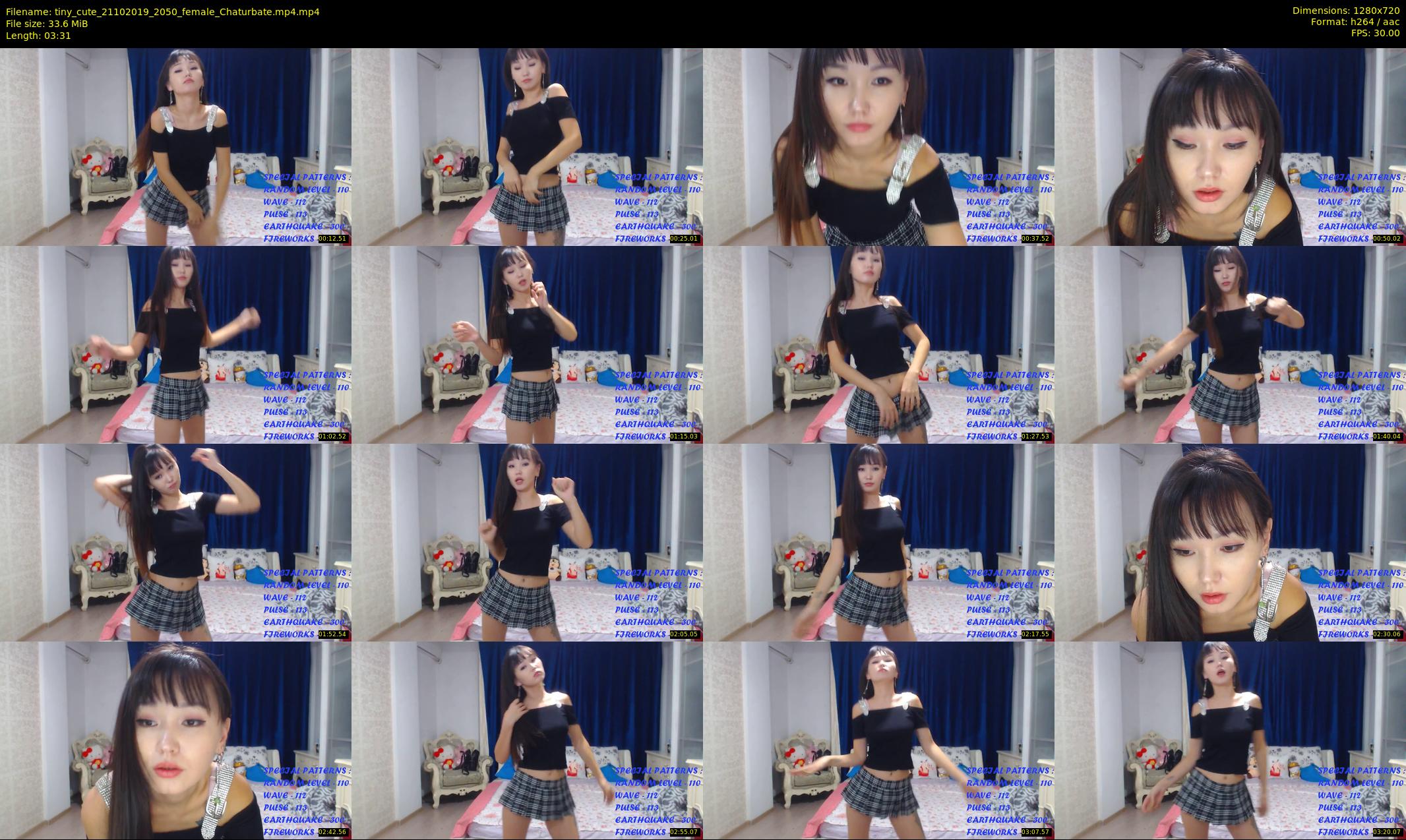 tiny_cute — 4 minute Chaturbate female cam show recording, 720p, Oct 21, 2019
