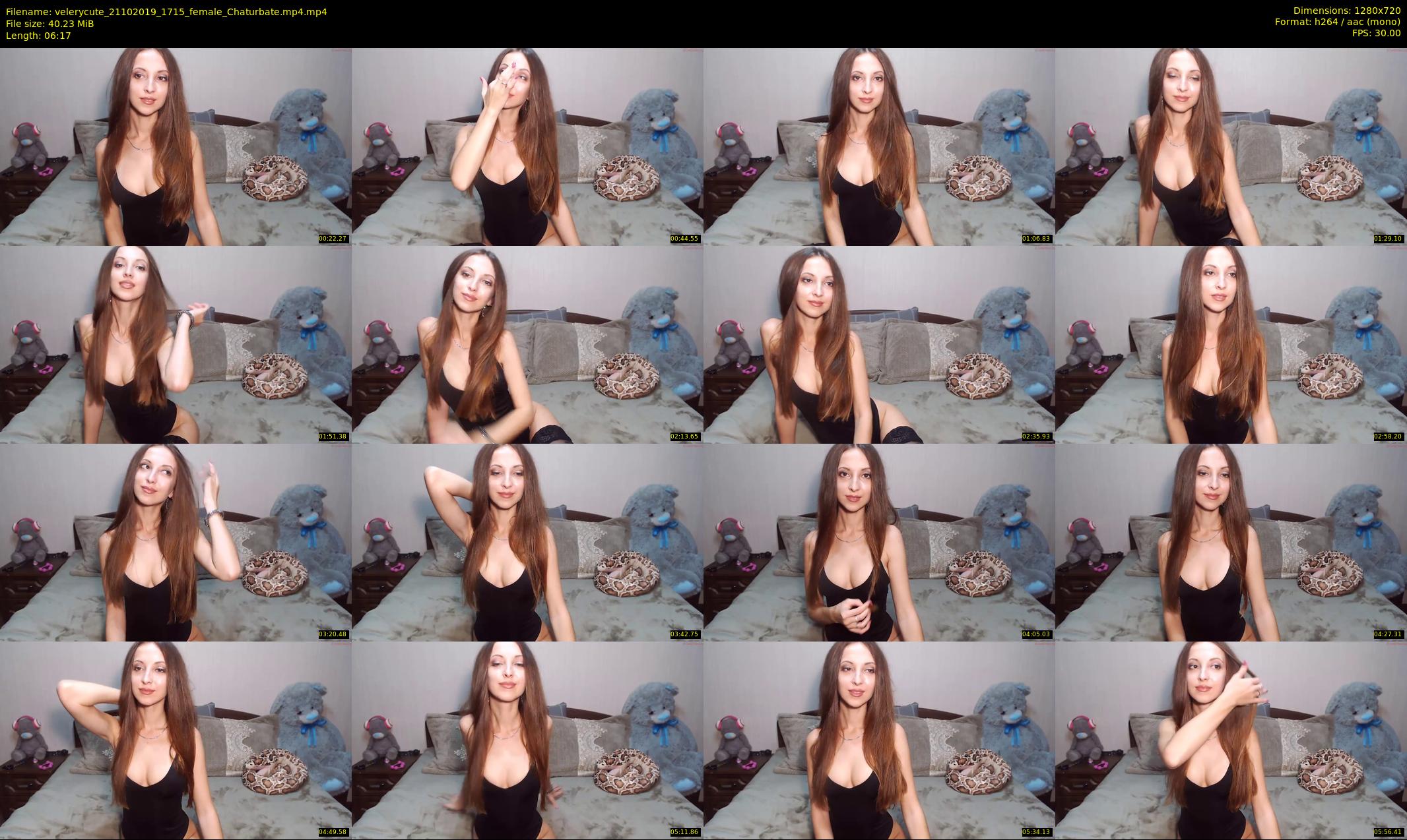 velerycute — 7 minute Chaturbate female cam show recording, 720p, Oct 21, 2019
