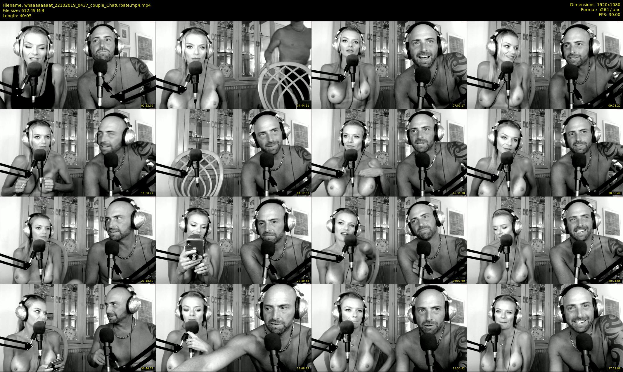 whaaaaaaaat — 41 minute Chaturbate couple cam show recording, 1080p, Oct 22, 2019