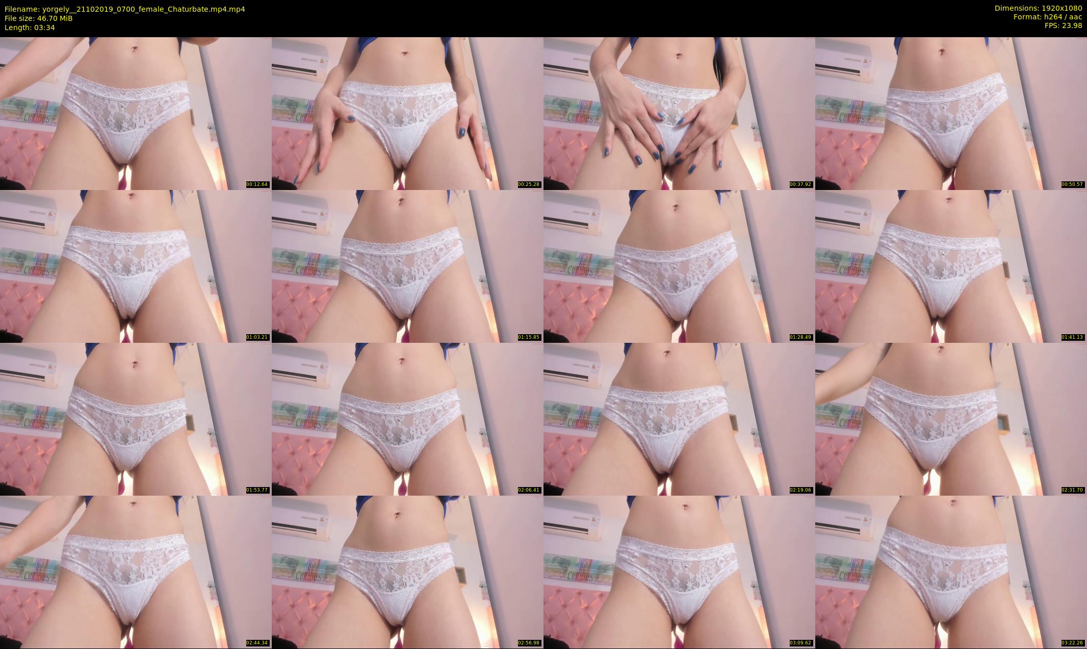 yorgely_ — 4 minute Chaturbate female cam show recording, 1080p, Oct 21, 2019