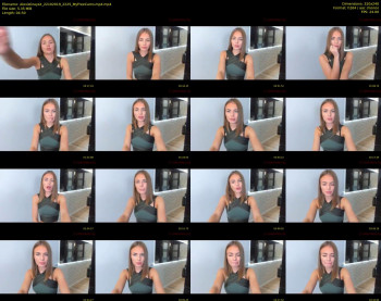 AlexisGraysX — 5 minute MyFreeCams cam show recording, SD, Oct 22, 2019