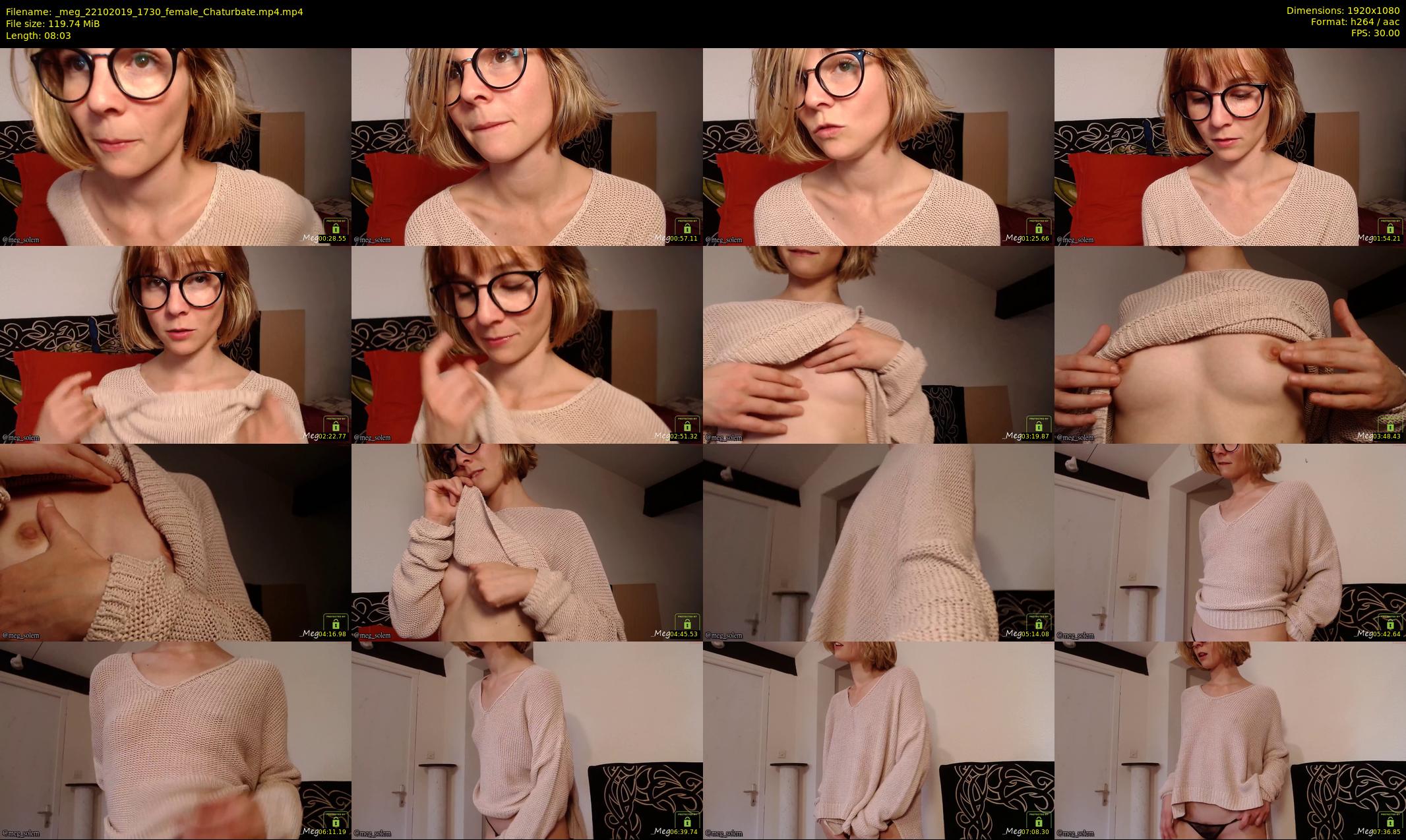 _meg — 9 minute Chaturbate female cam show recording, 1080p, Oct 22, 2019