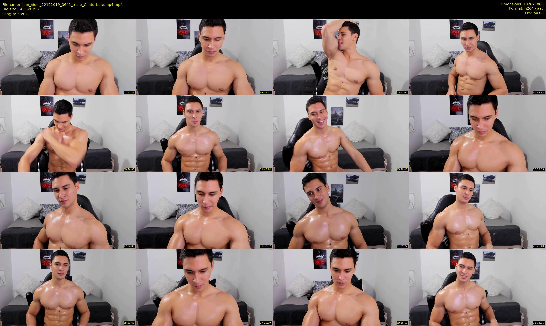 alan_vidal — 34 minute Chaturbate male cam show recording, 1080p, Oct 22, 2019