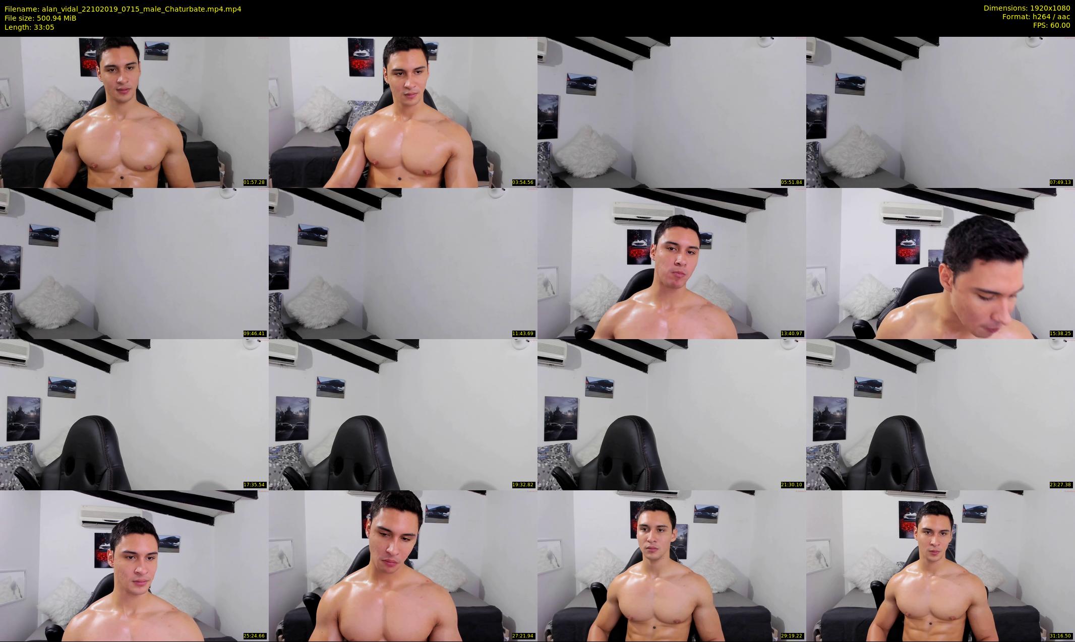 alan_vidal — 34 minute Chaturbate male cam show recording, 1080p, Oct 22, 2019