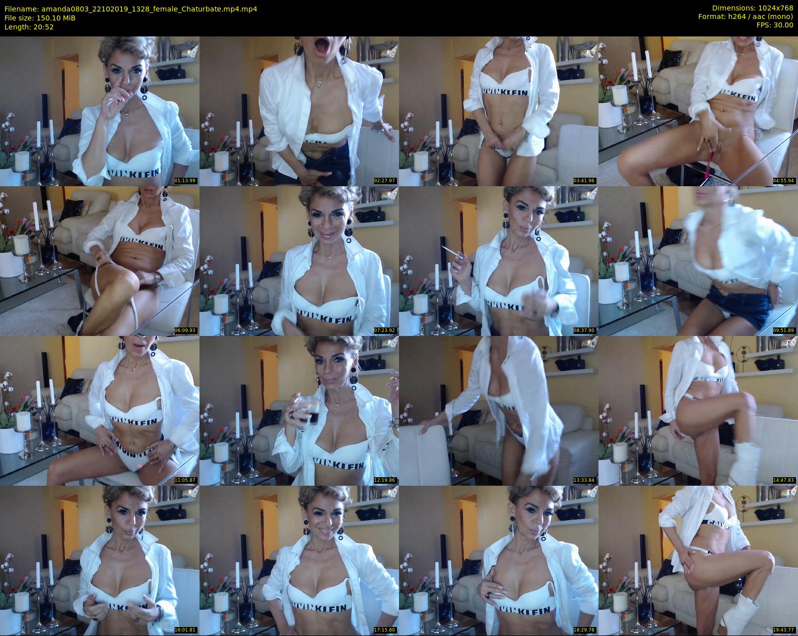 amanda0803 — 21 minute Chaturbate female cam show recording, 720p, Oct 22, 2019