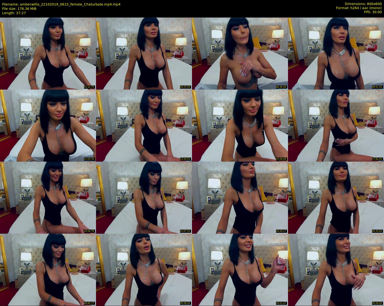 amberwillis — 38 minute Chaturbate female cam show recording, 480p, Oct 22, 2019