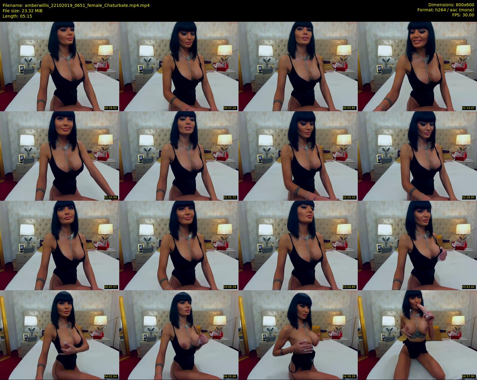 amberwillis — 6 minute Chaturbate female cam show recording, 480p, Oct 22, 2019