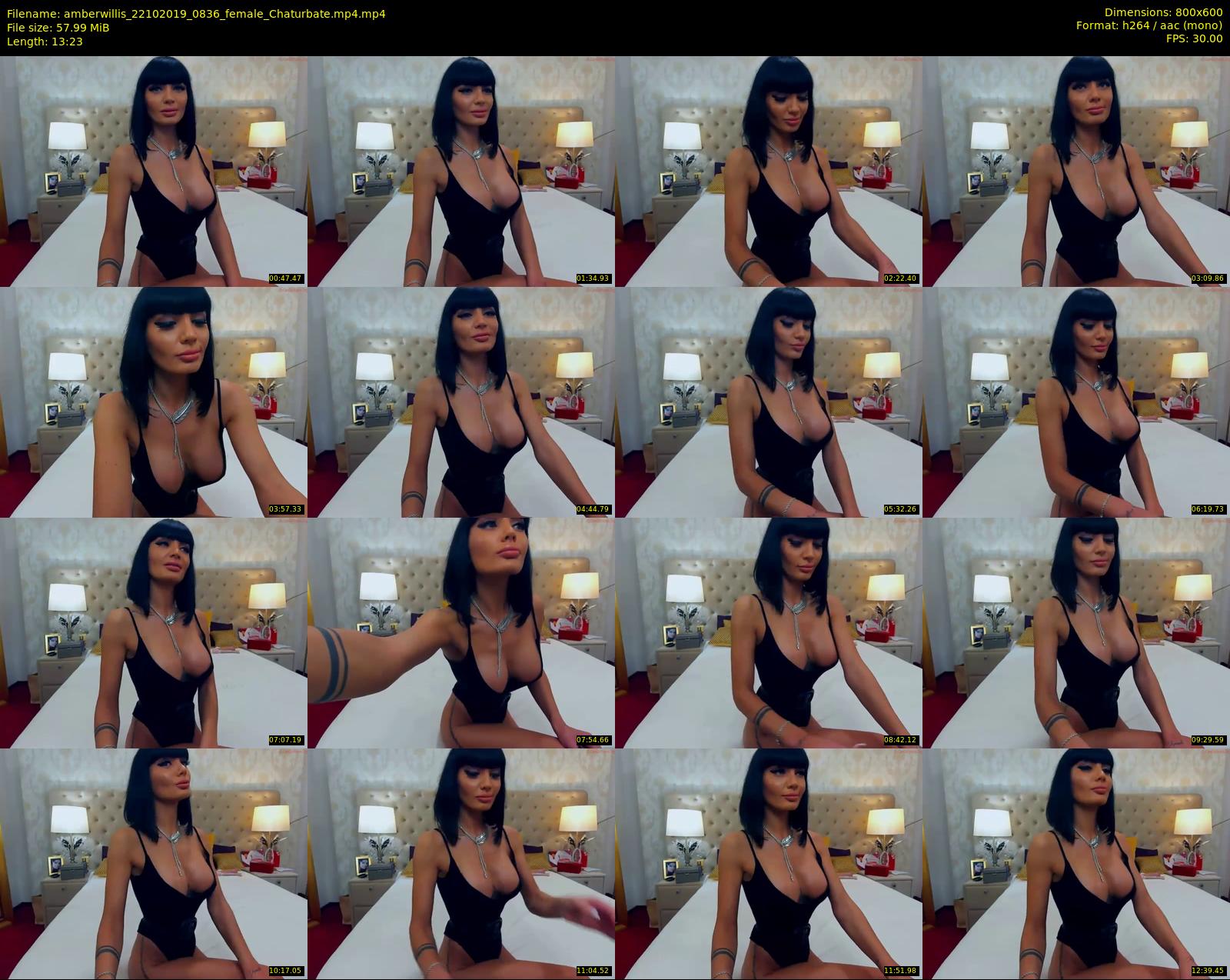 amberwillis — 14 minute Chaturbate female cam show recording, 480p, Oct 22, 2019