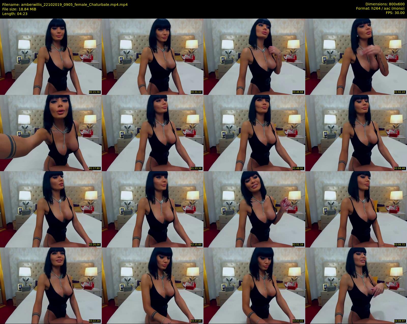 amberwillis — 5 minute Chaturbate female cam show recording, 480p, Oct 22, 2019