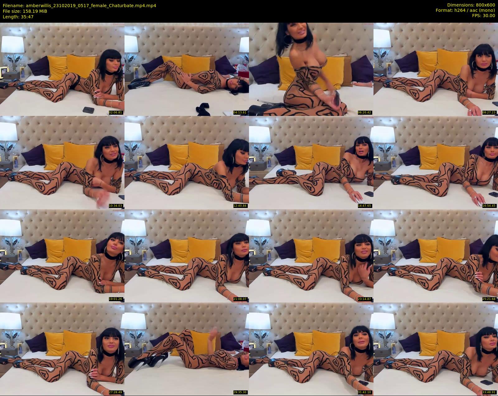 amberwillis — 36 minute Chaturbate female cam show recording, 480p, Oct 23, 2019