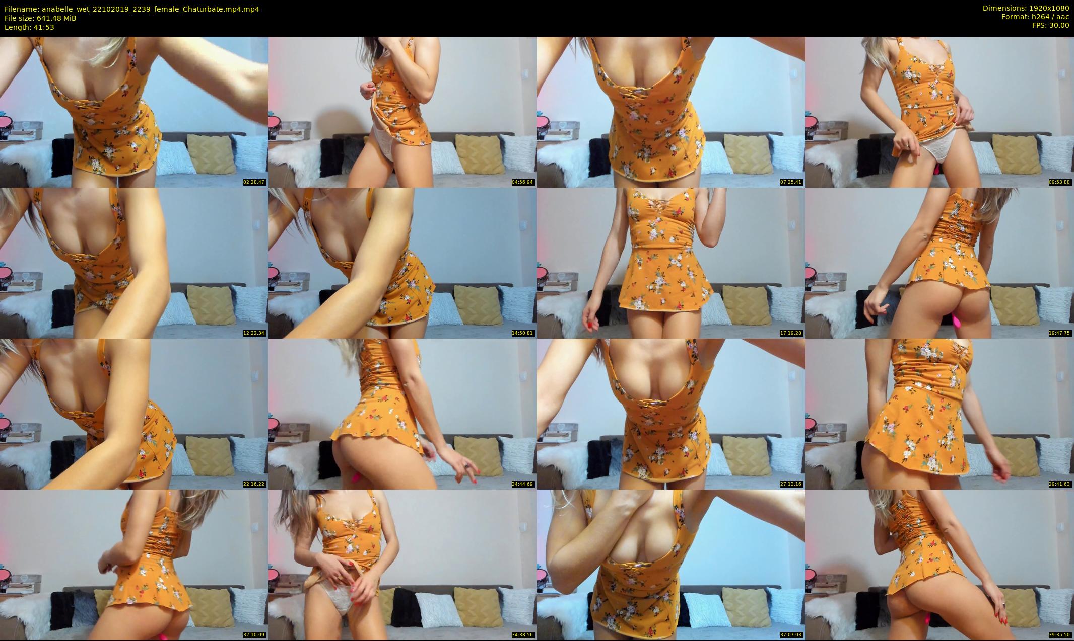 anabelle_wet — 42 minute Chaturbate female cam show recording, 1080p, Oct 22, 2019