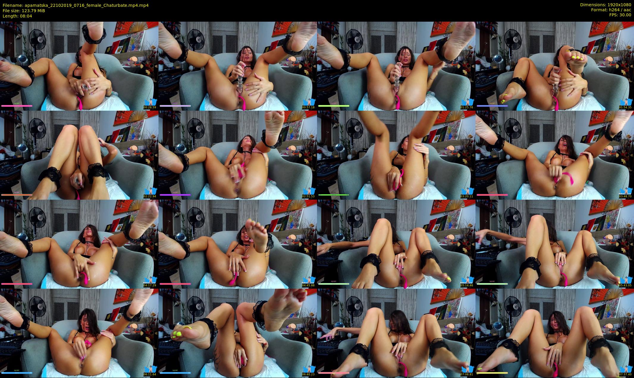 apamatska — 9 minute Chaturbate female cam show recording, 1080p, Oct 22, 2019