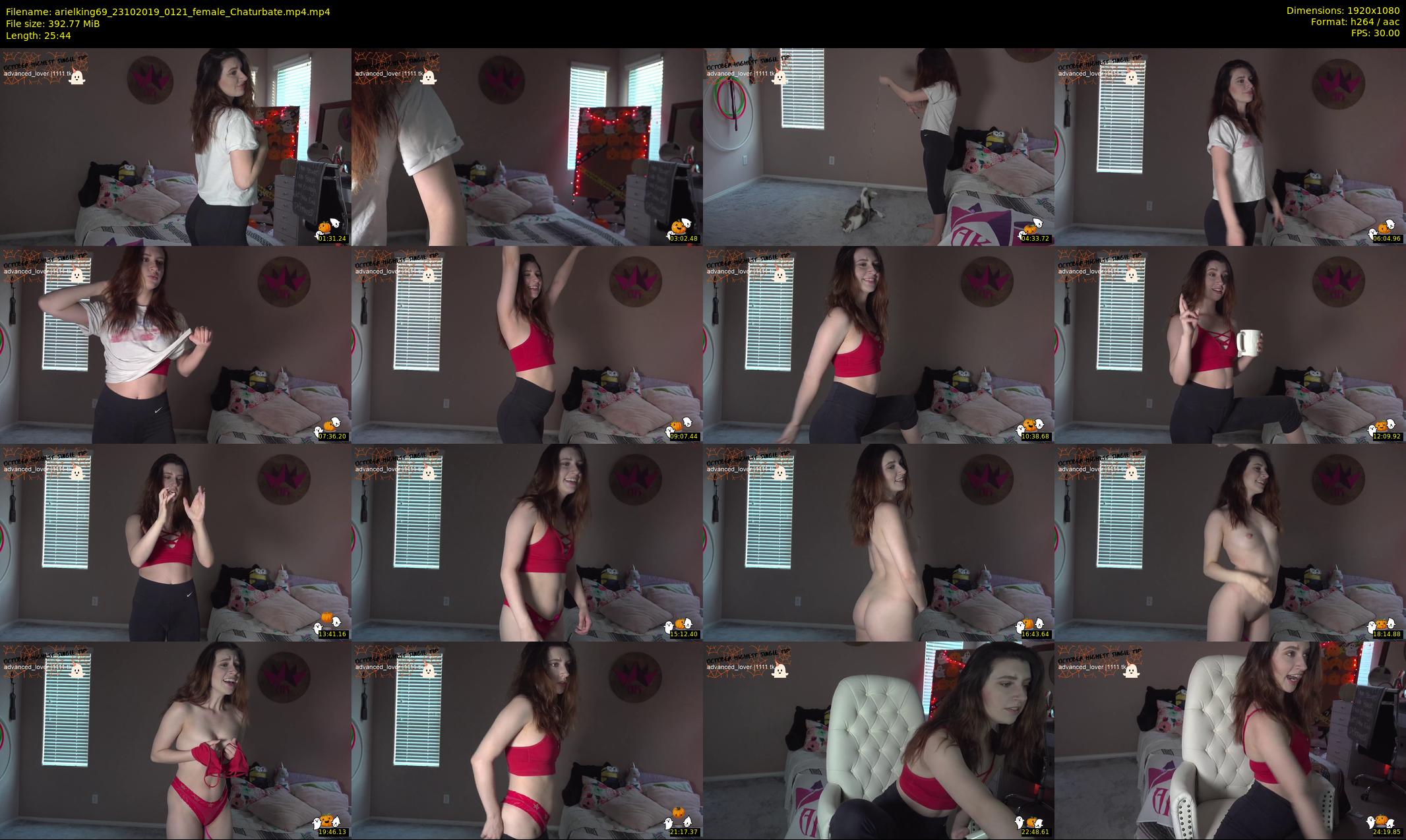 arielking69 — 26 minute Chaturbate female cam show recording, 1080p, Oct 23, 2019