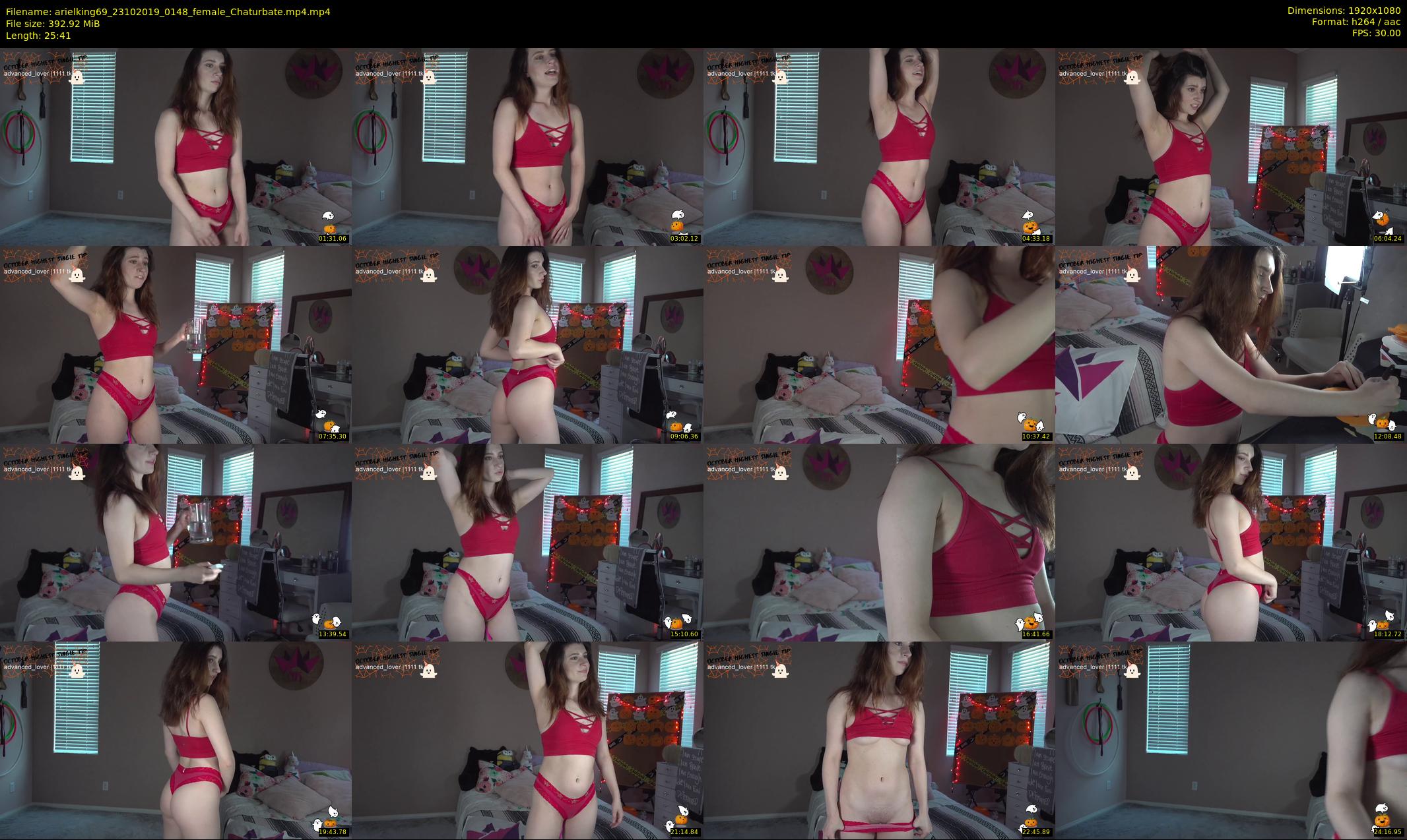 arielking69 — 26 minute Chaturbate female cam show recording, 1080p, Oct 23, 2019