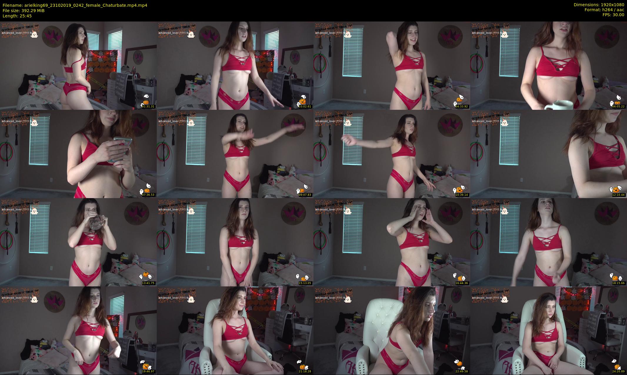 arielking69 — 26 minute Chaturbate female cam show recording, 1080p, Oct 23, 2019