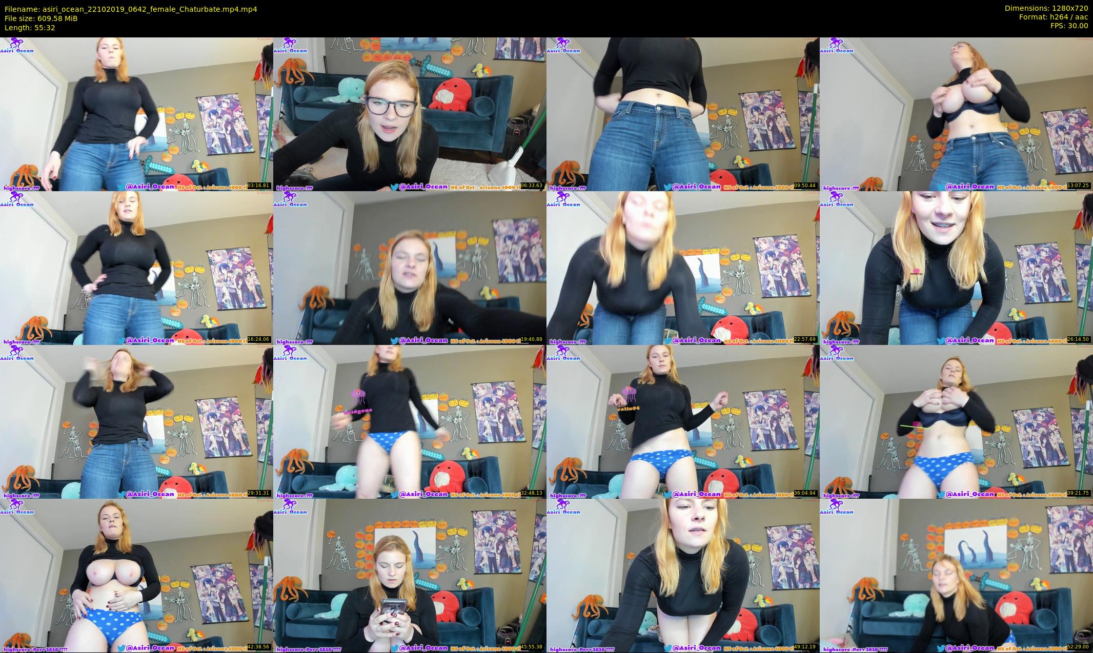 asiri_ocean — 56 minute Chaturbate female cam show recording, 720p, Oct 22, 2019