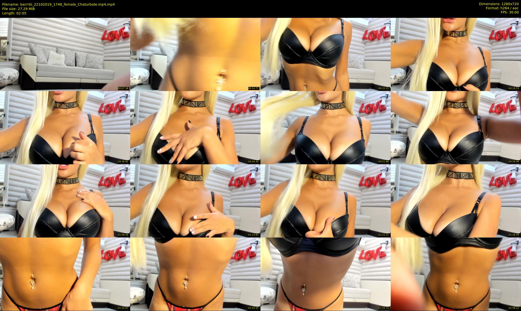 barrrbi — 3 minute Chaturbate female cam show recording, 720p, Oct 22, 2019