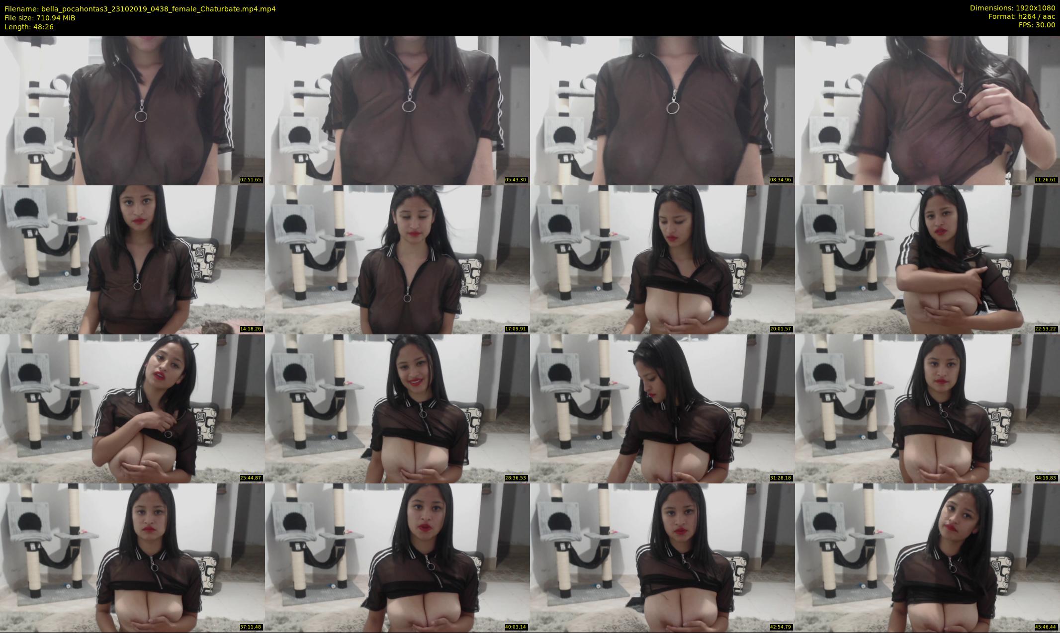 bella_pocahontas3 — 49 minute Chaturbate female cam show recording, 1080p, Oct 23, 2019