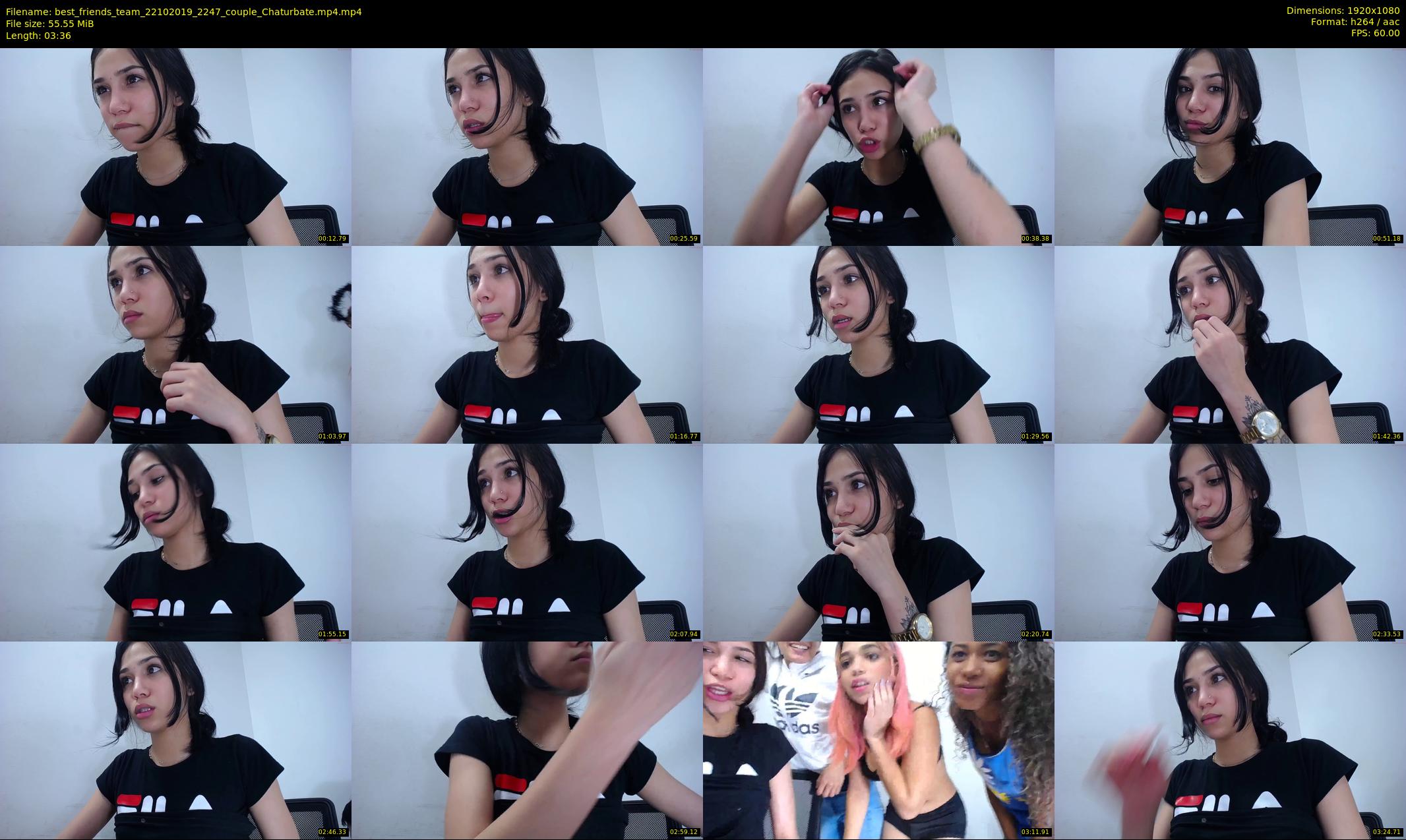 best_friends_team — 4 minute Chaturbate female cam show recording, 1080p, Oct 22, 2019