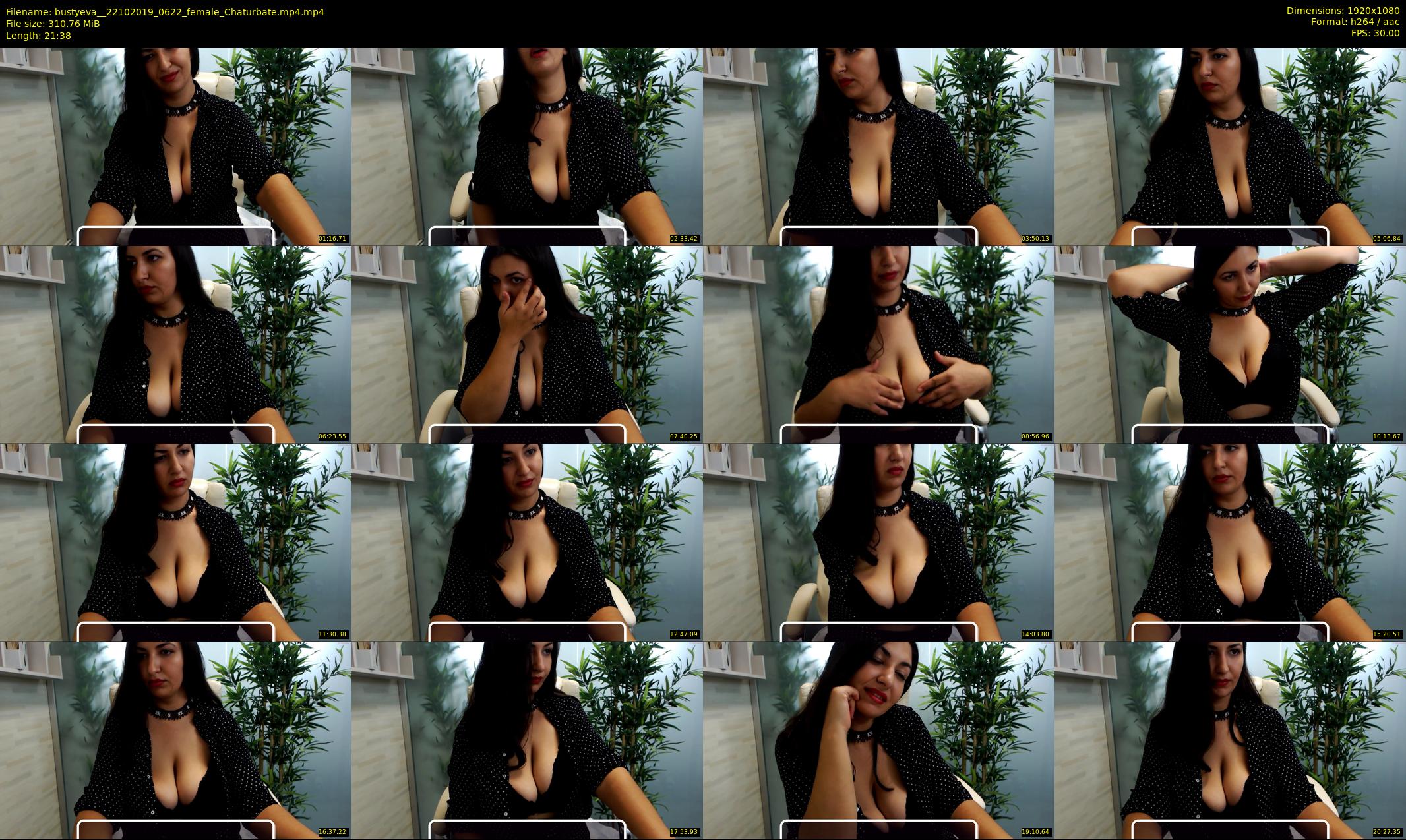 bustyeva_ — 22 minute Chaturbate female cam show recording, 1080p, Oct 22, 2019