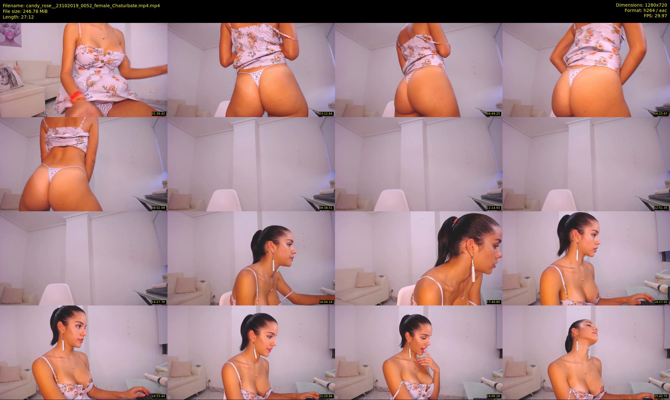 candy_rose_ — 28 minute Chaturbate female cam show recording, 720p, Oct 23, 2019