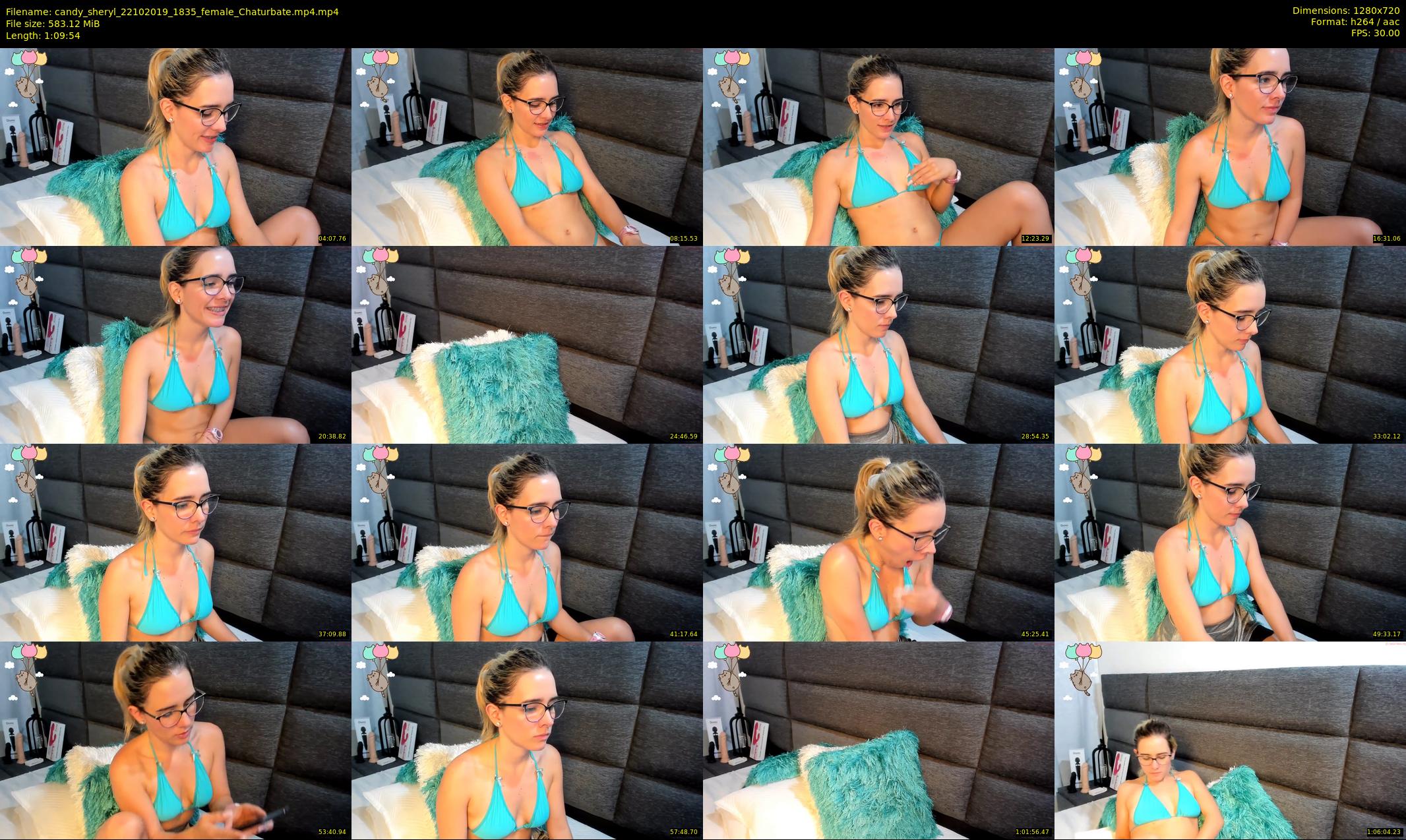 candy_sheryl — 70 minute Chaturbate female cam show recording, 720p, Oct 22, 2019