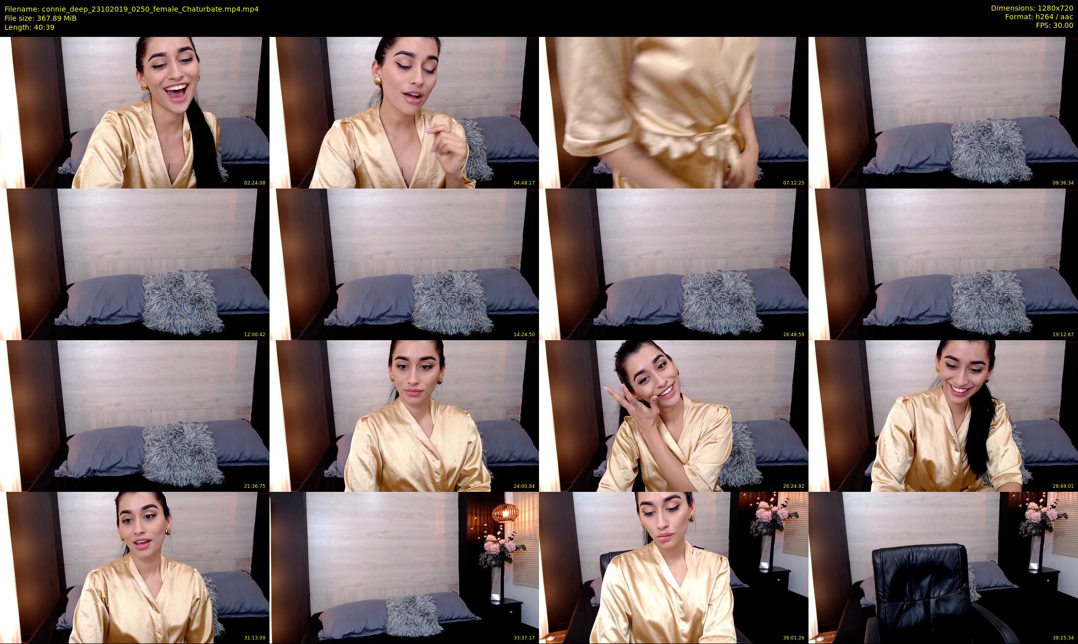 connie_deep — 41 minute Chaturbate female cam show recording, 720p, Oct 23, 2019