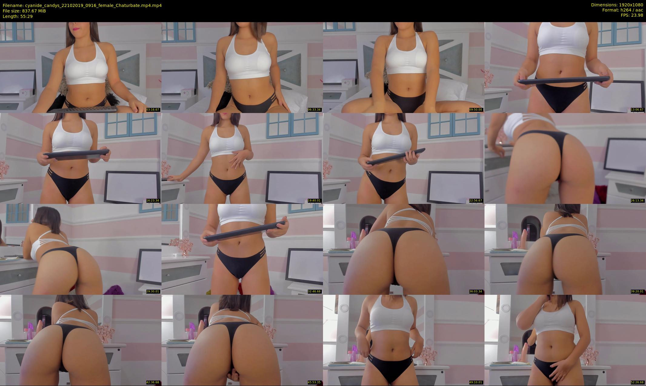 cyanide_candys — 56 minute Chaturbate female cam show recording, 1080p, Oct 22, 2019