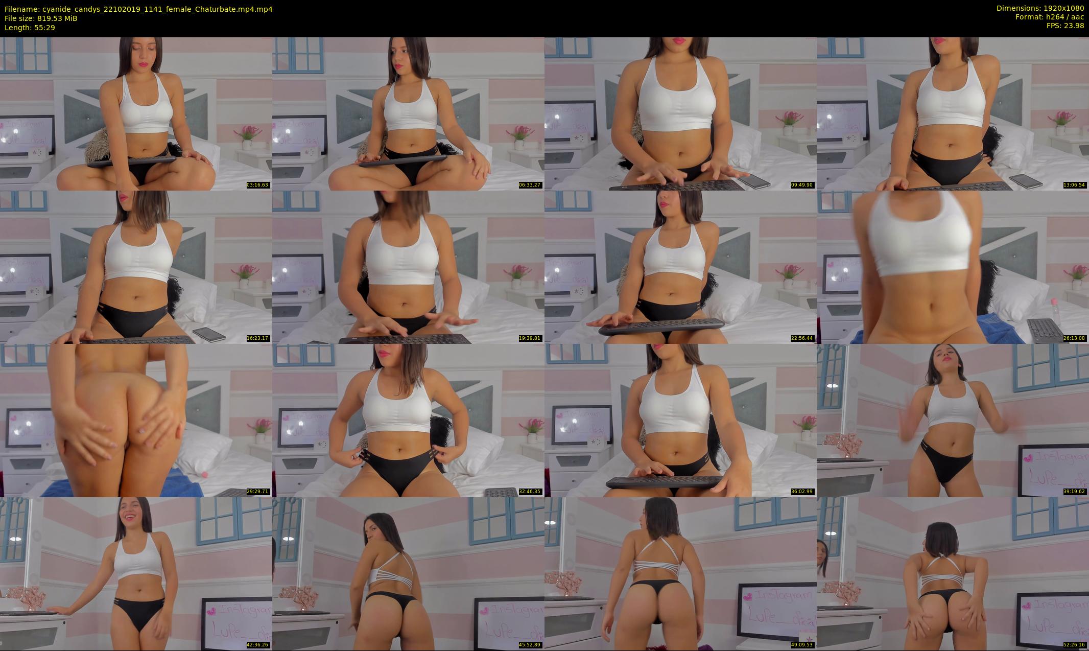 cyanide_candys — 56 minute Chaturbate female cam show recording, 1080p, Oct 22, 2019