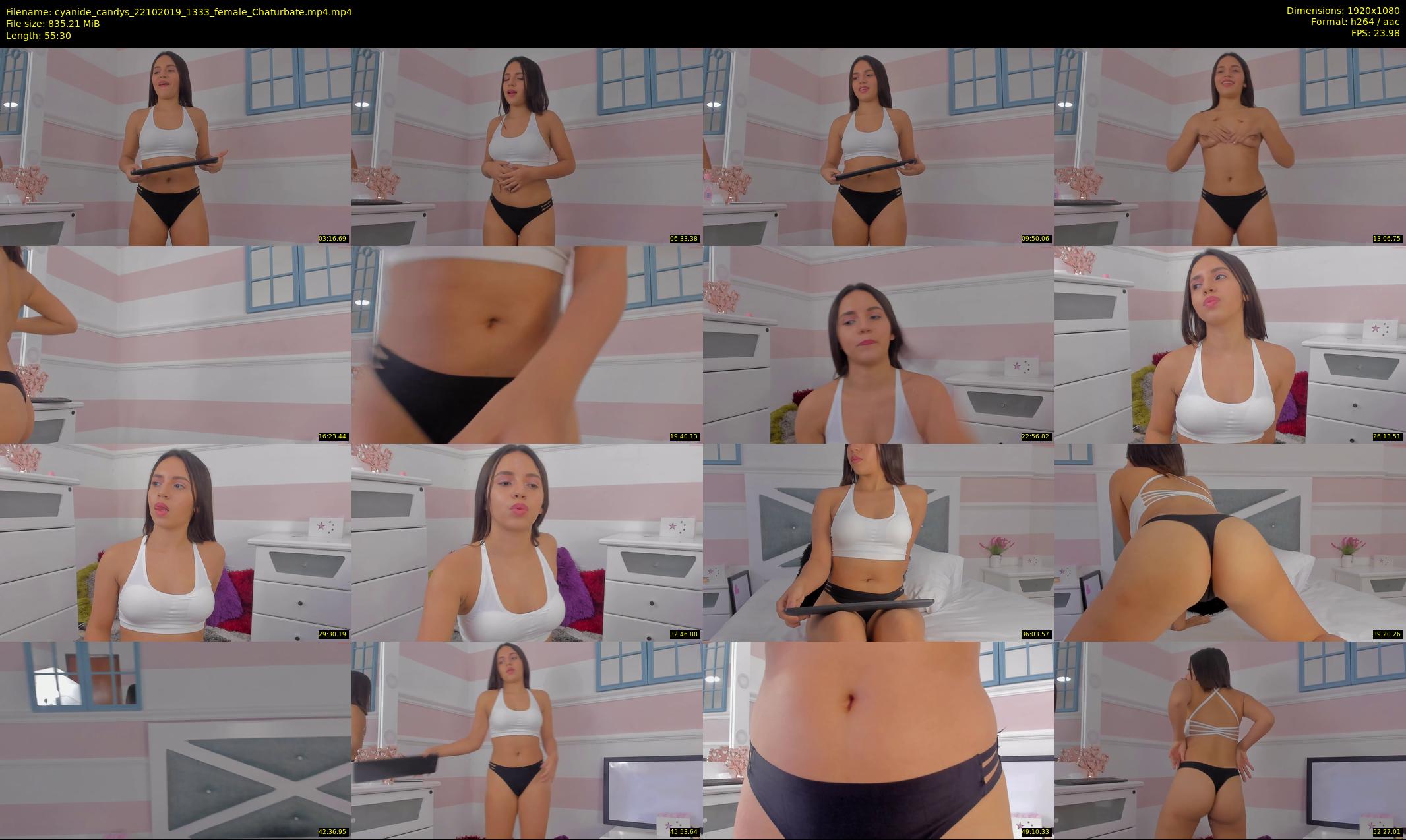 cyanide_candys — 56 minute Chaturbate female cam show recording, 1080p, Oct 22, 2019