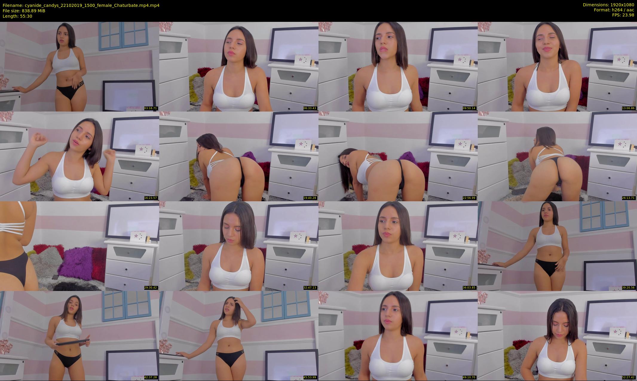 cyanide_candys — 56 minute Chaturbate female cam show recording, 1080p, Oct 22, 2019