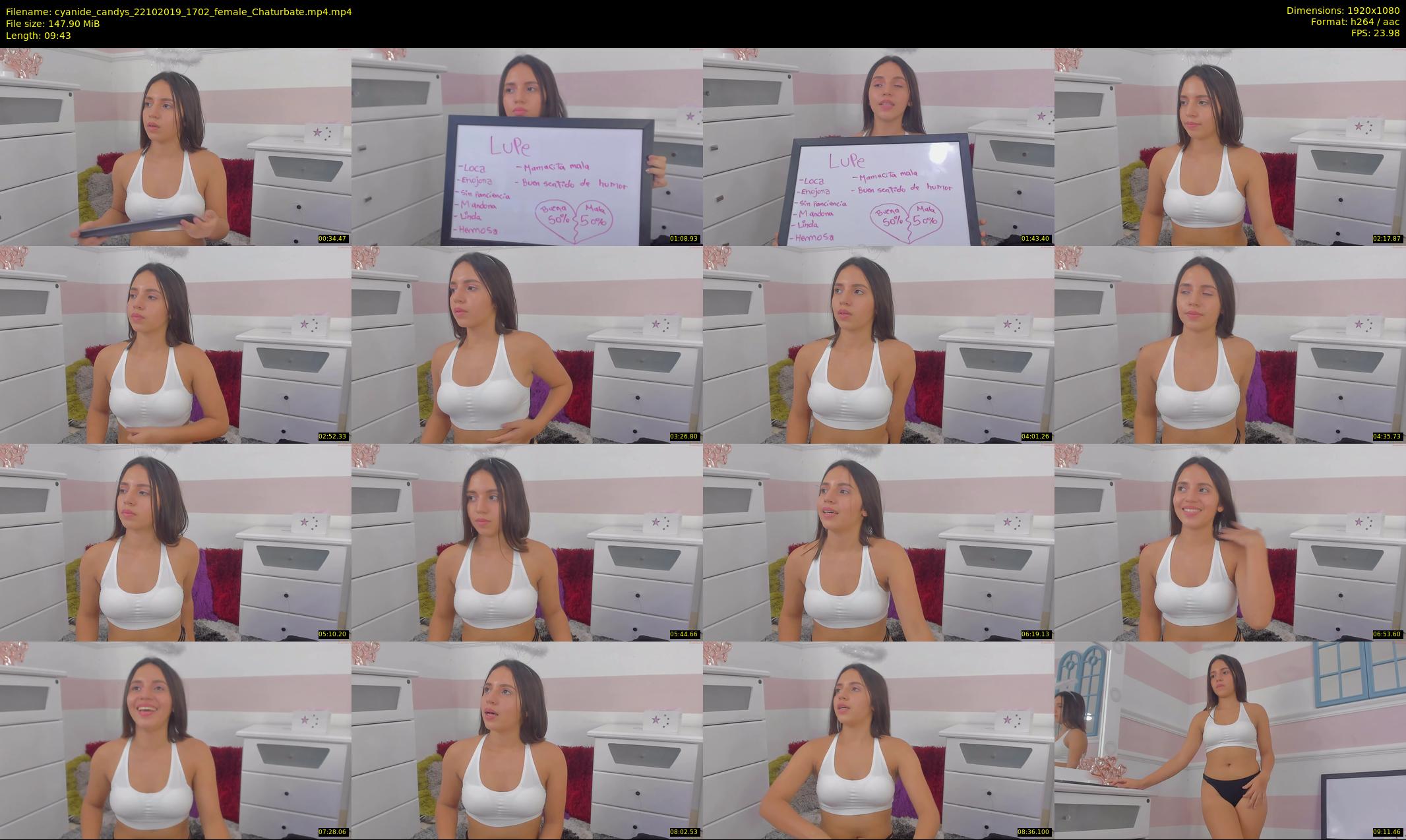cyanide_candys — 10 minute Chaturbate female cam show recording, 1080p, Oct 22, 2019